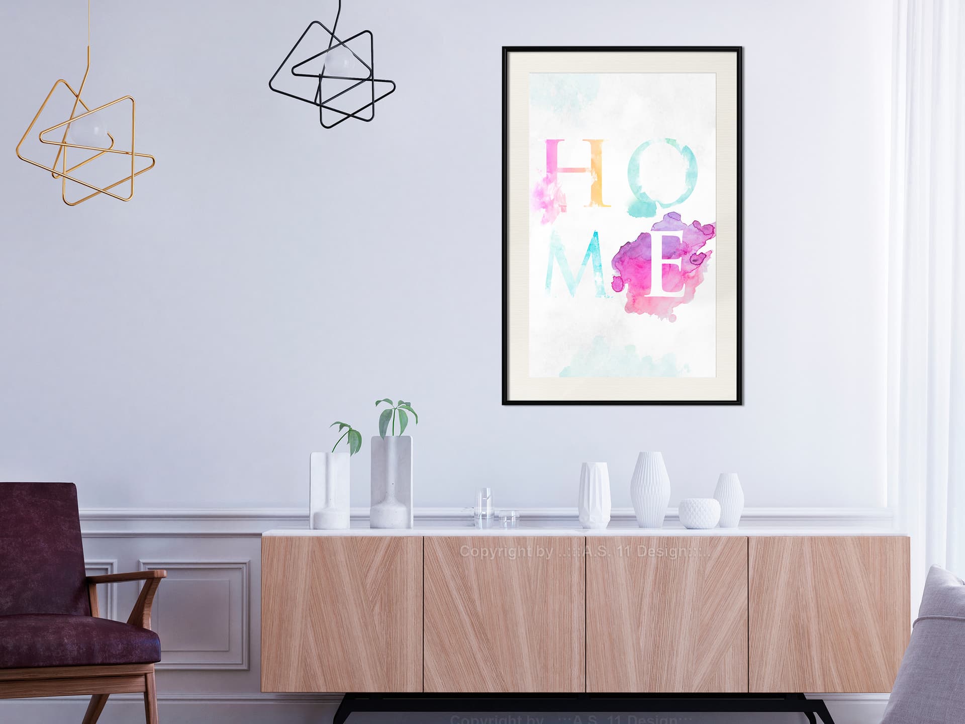 

Plakat - Dom III (rozmiar 20x30, wykończenie Rama czarna z passe-partout)