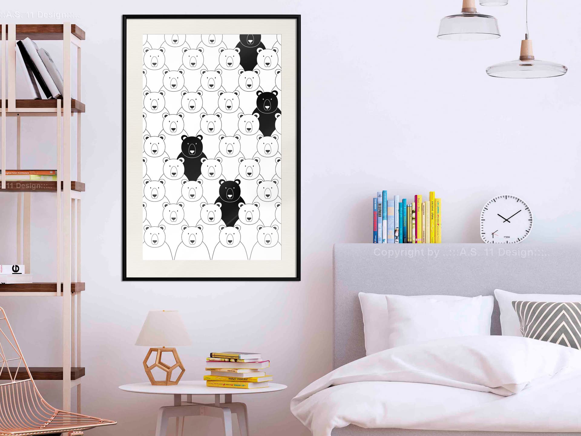 

Plakat - Mniejszość (rozmiar 20x30, wykończenie Rama czarna z passe-partout)