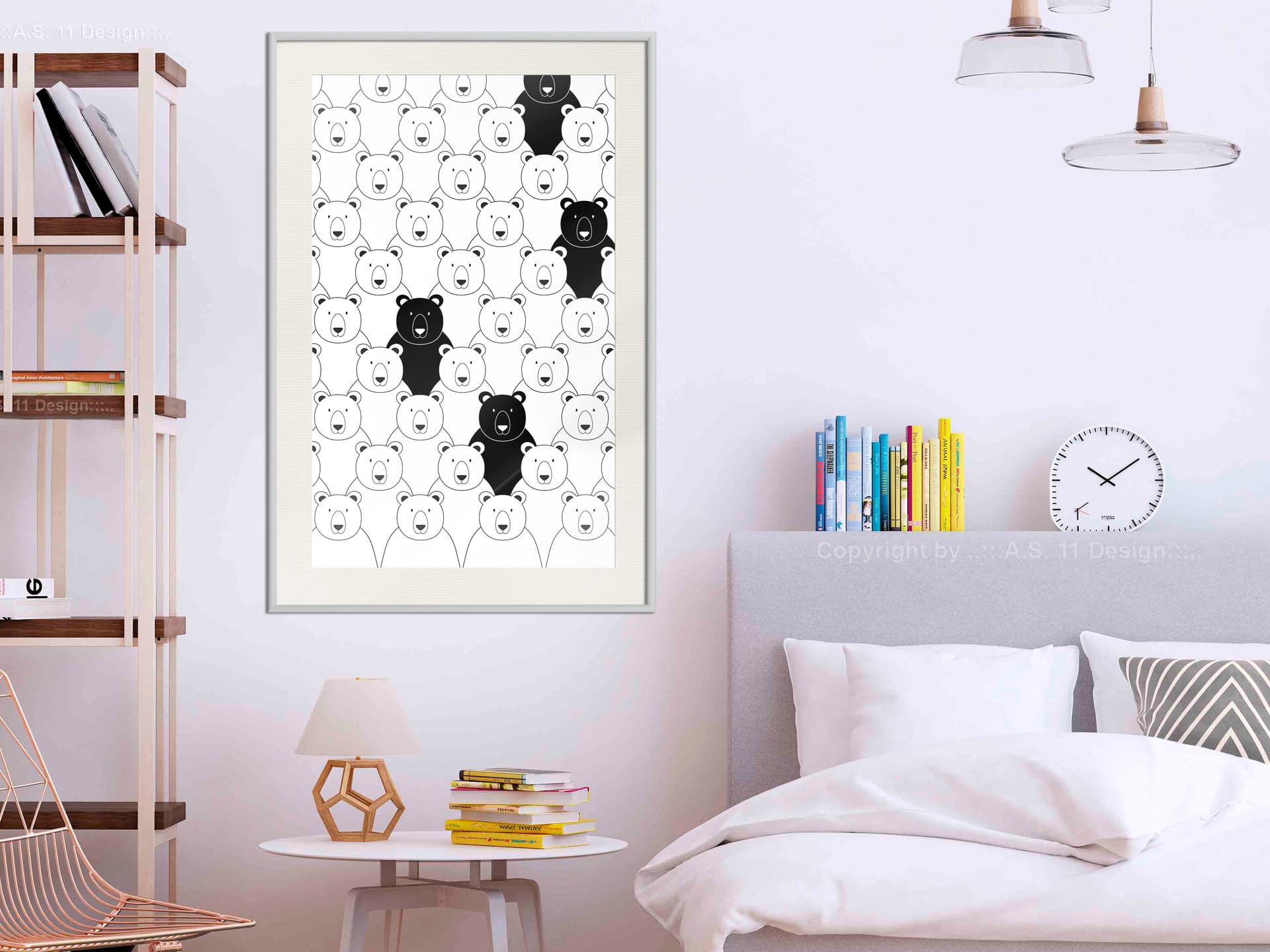 

Plakat - Mniejszość (rozmiar 20x30, wykończenie Rama biała z passe-partout)