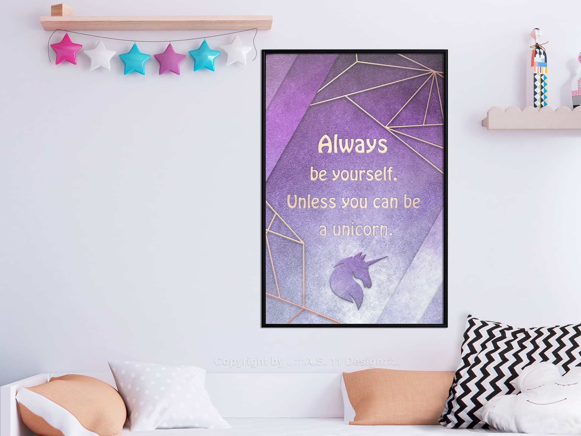 

Plakat - Zawsze bądź sobą (rozmiar 20x30, wykończenie Rama czarna)