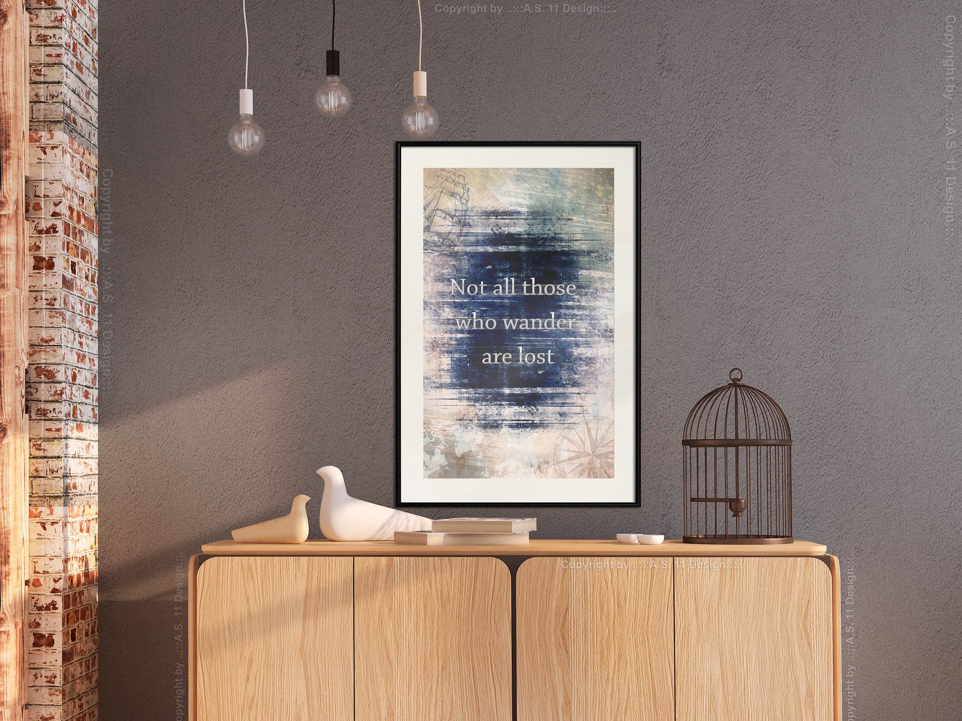 

Plakat - Zagubieni I (rozmiar 20x30, wykończenie Rama czarna z passe-partout)