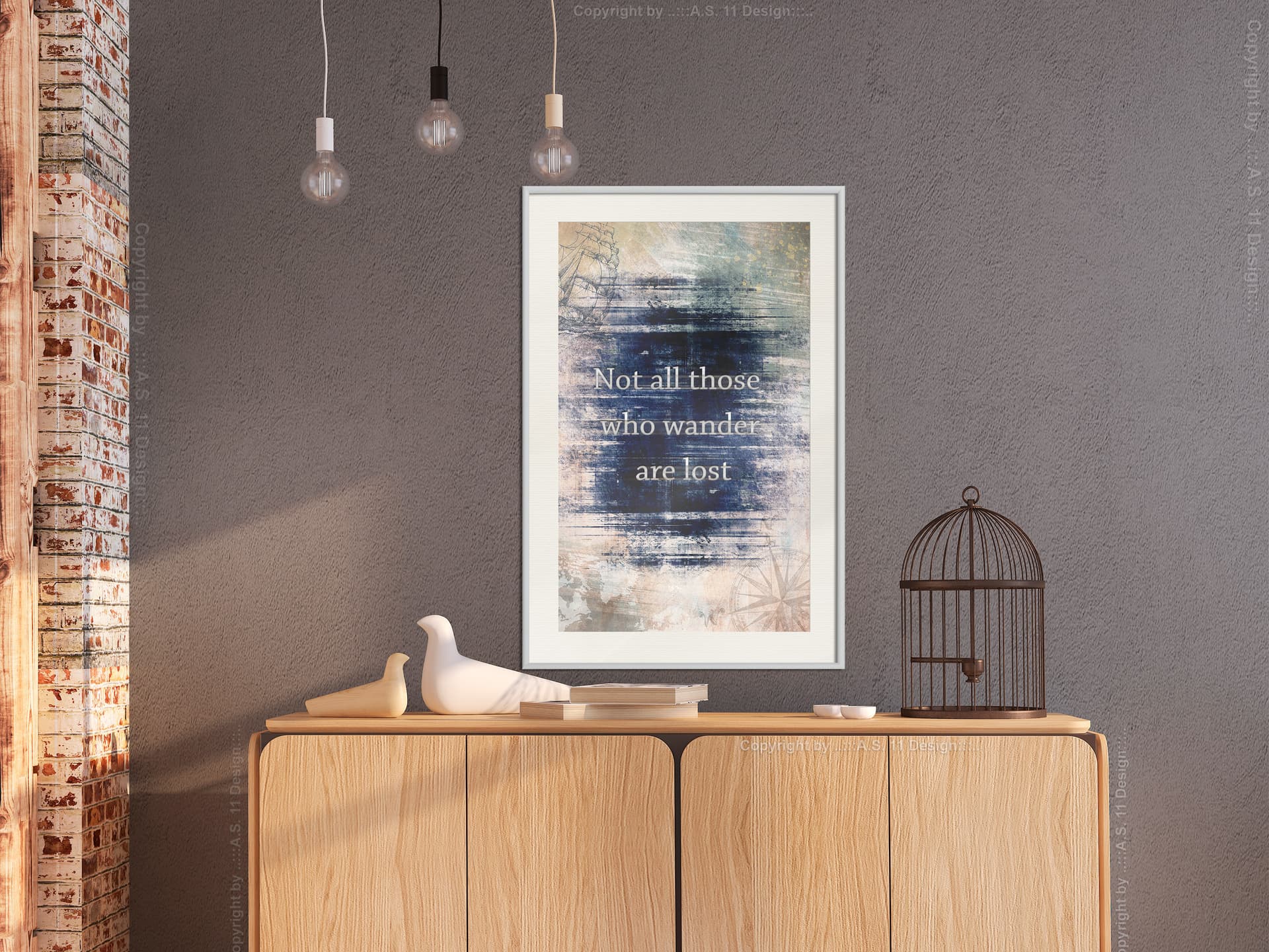 

Plakat - Zagubieni I (rozmiar 40x60, wykończenie Rama biała z passe-partout)