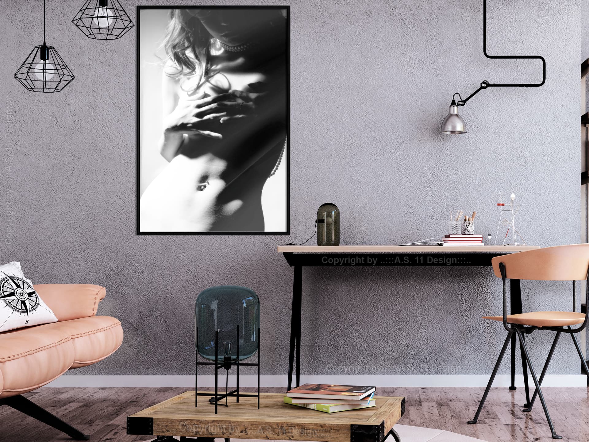 

Plakat - Kobiece piękno (rozmiar 20x30, wykończenie Rama czarna)