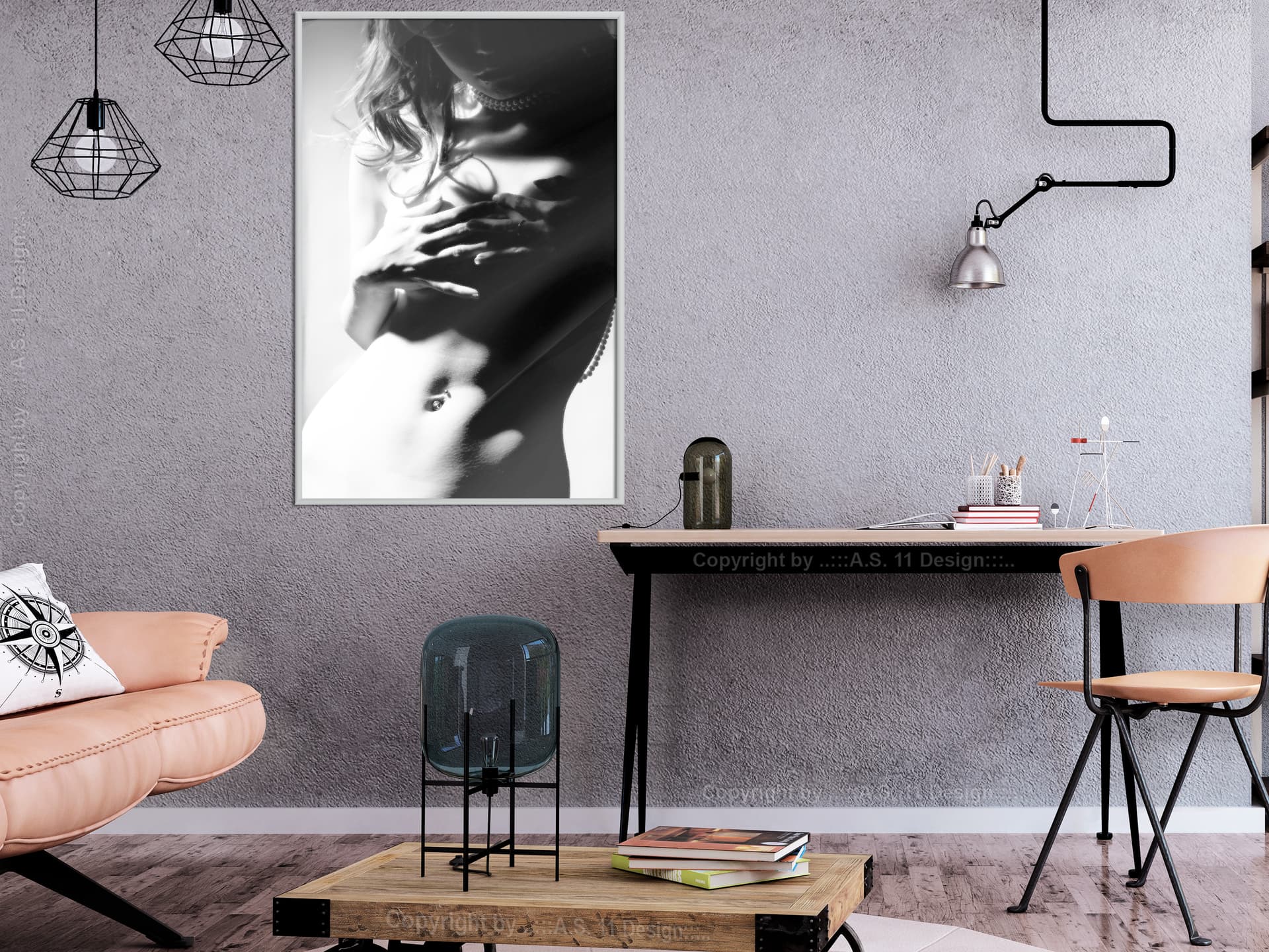 

Plakat - Kobiece piękno (rozmiar 20x30, wykończenie Rama biała)