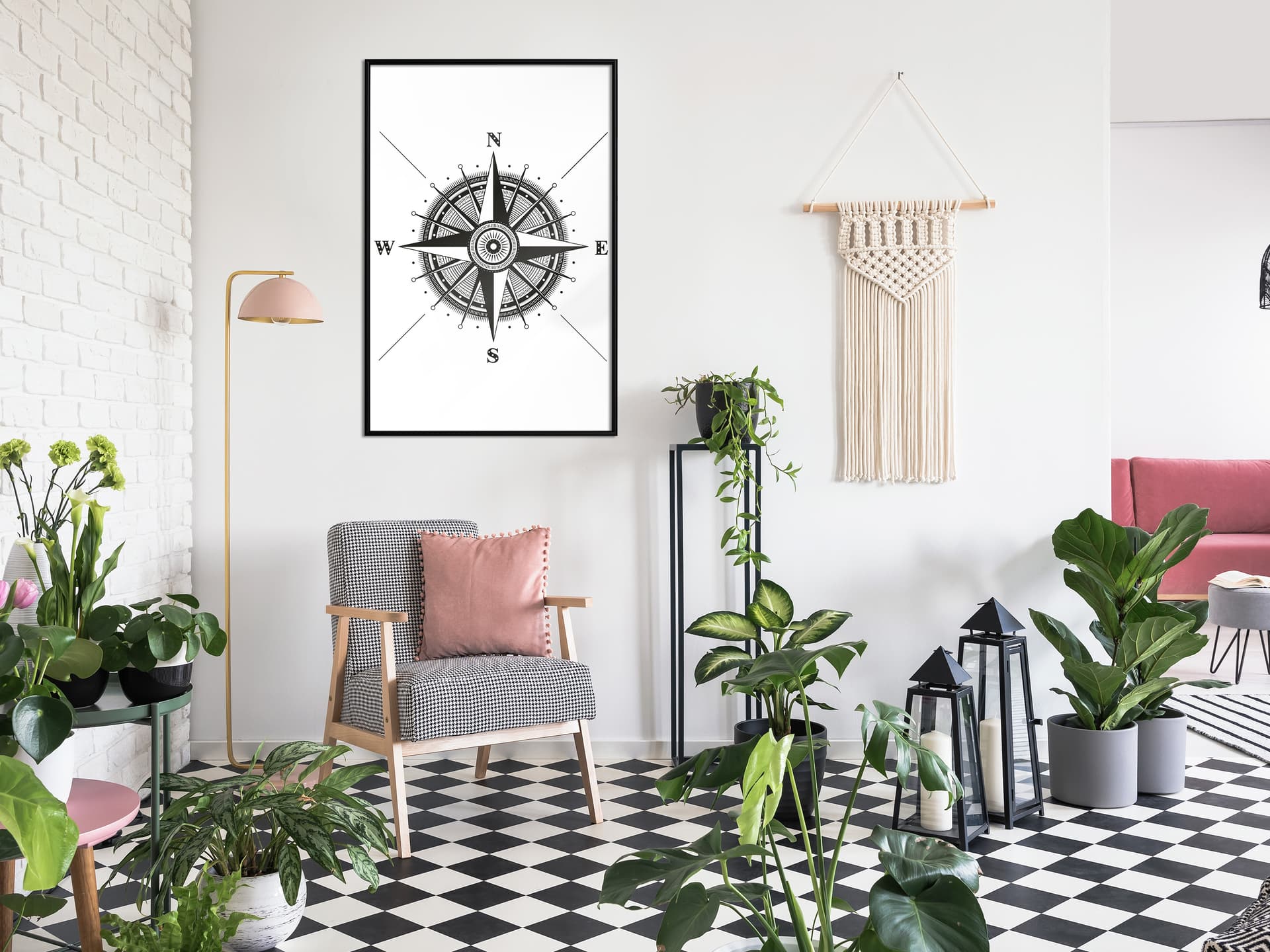 

Plakat - Róża wiatrów (rozmiar 30x45, wykończenie Rama czarna)