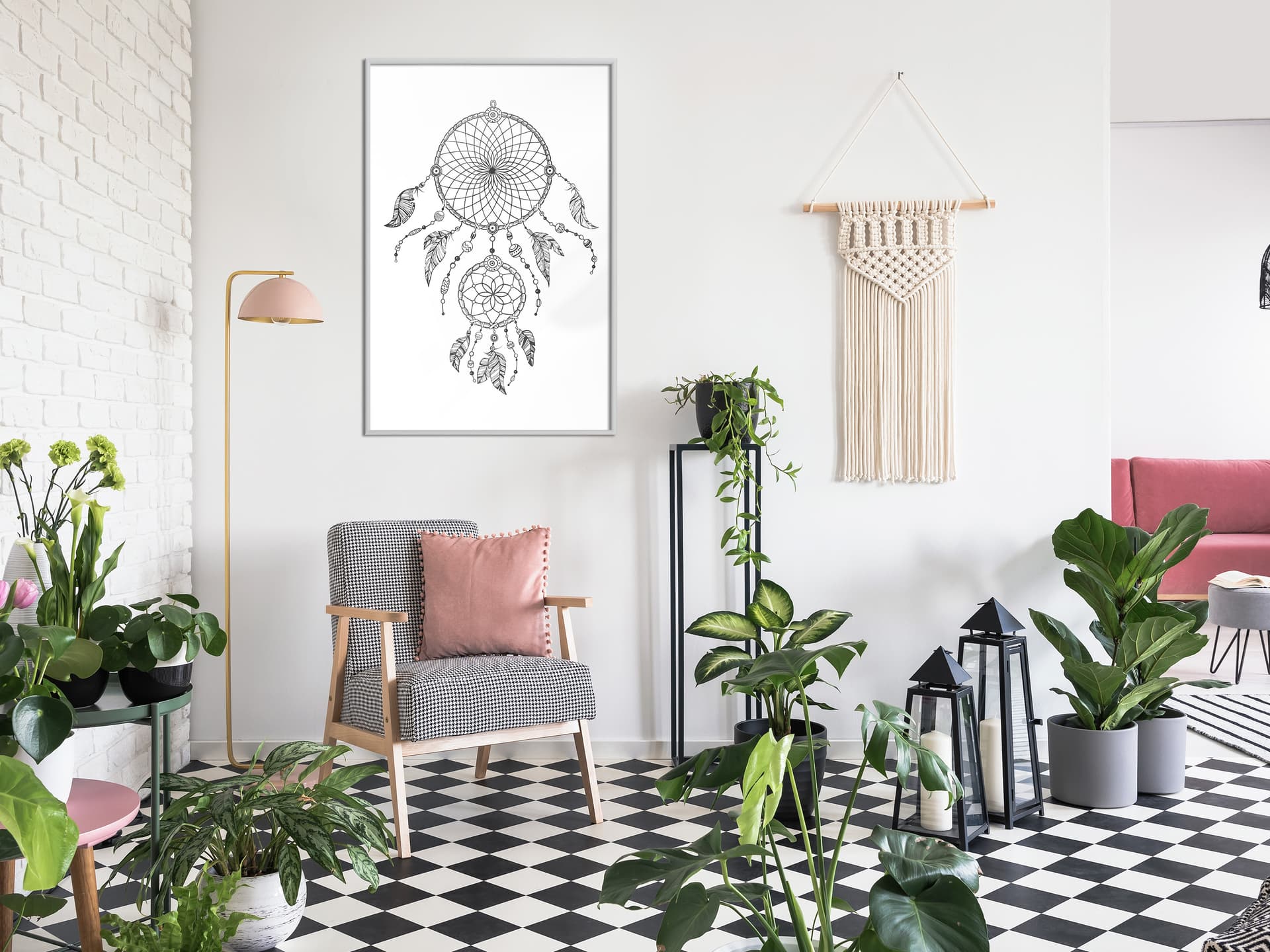 

Plakat - Łap swoje sny (rozmiar 30x45, wykończenie Rama biała)
