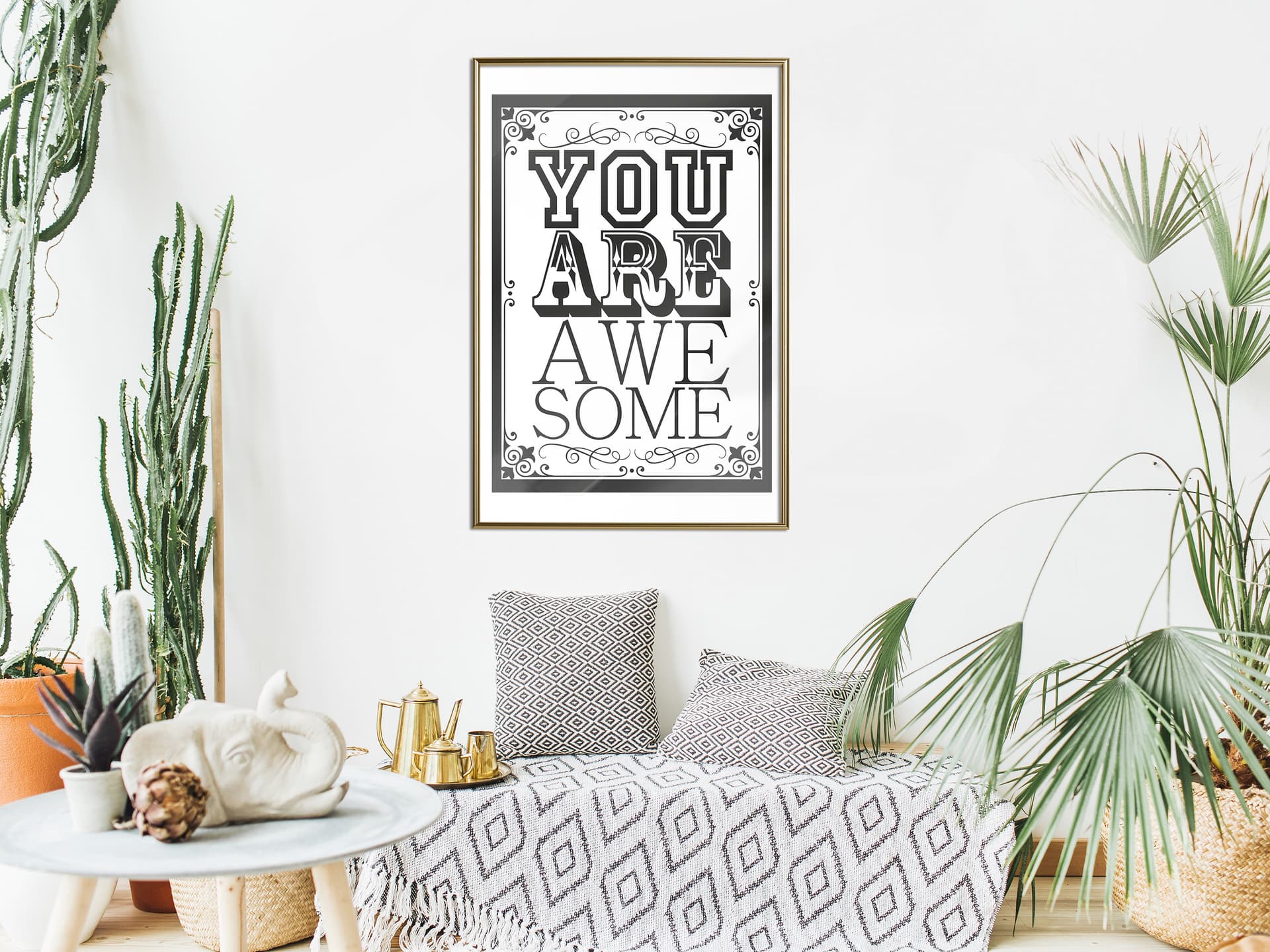 

Plakat - Jesteś super (rozmiar 30x45, wykończenie Rama złota)