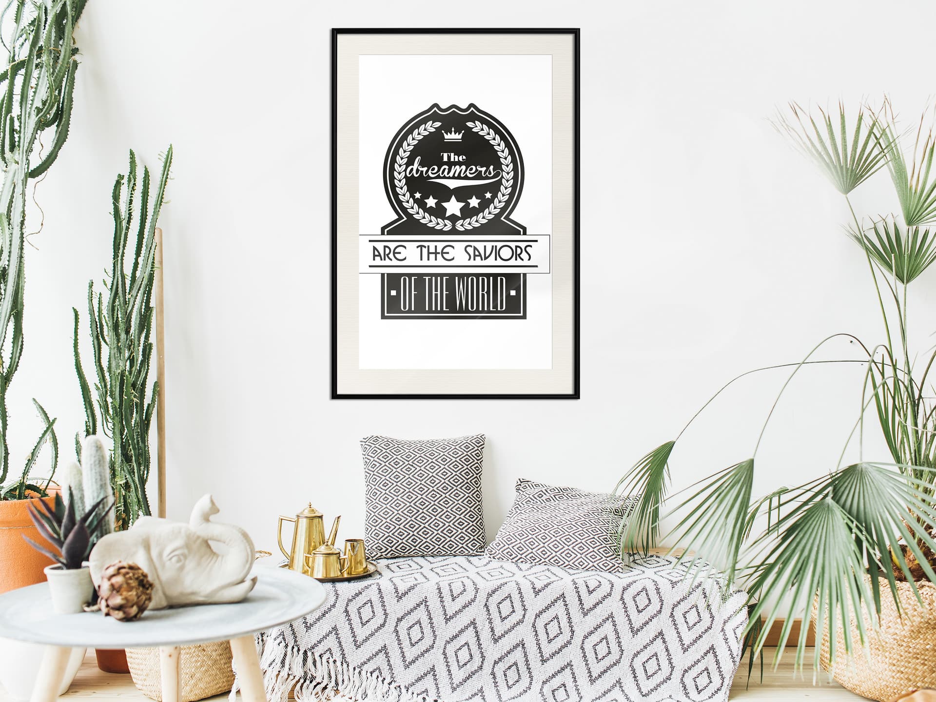 

Plakat - Marzyciele (rozmiar 20x30, wykończenie Rama czarna z passe-partout)