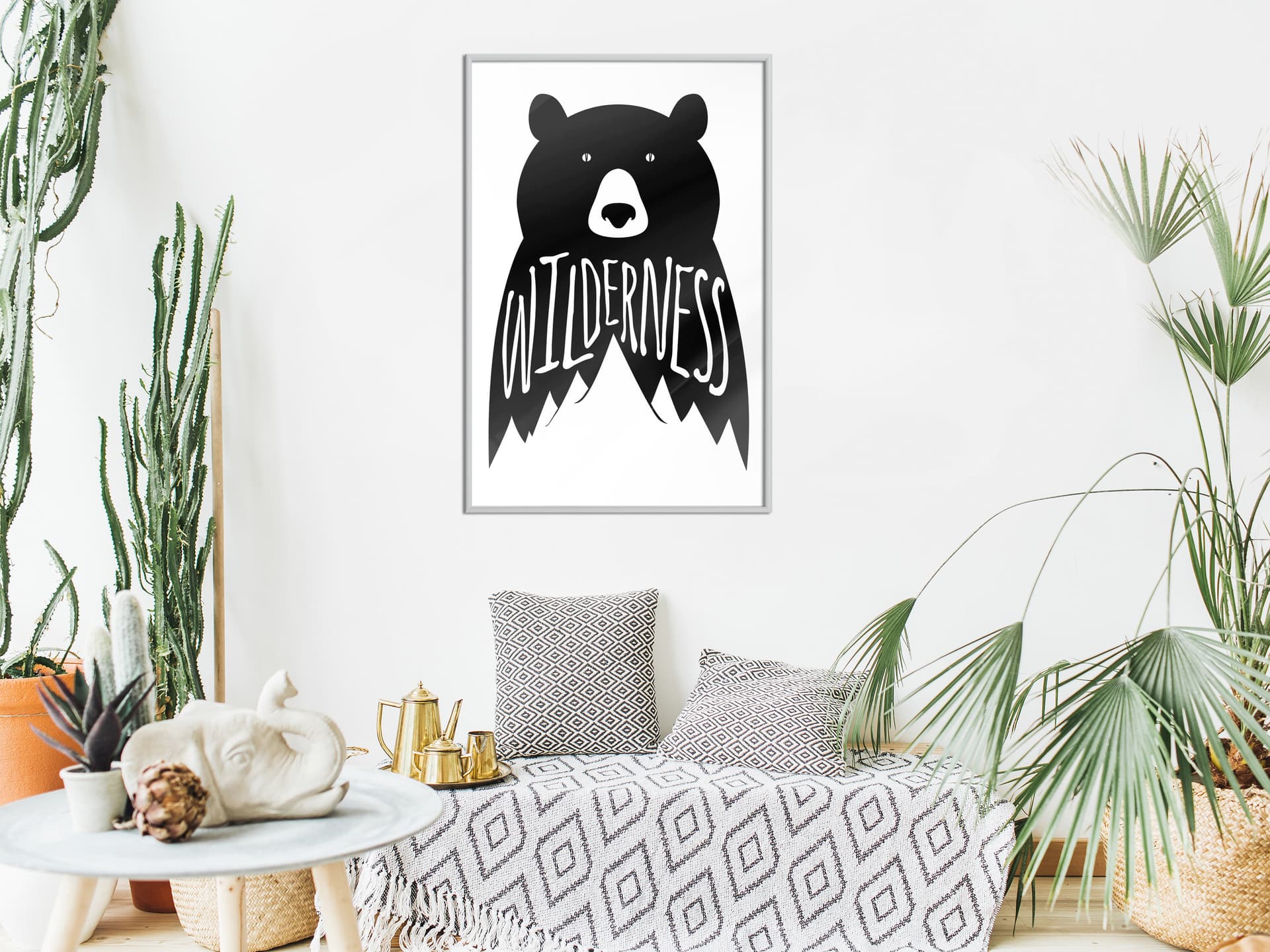 

Plakat - Dziki niedźwiedź (rozmiar 20x30, wykończenie Rama biała)