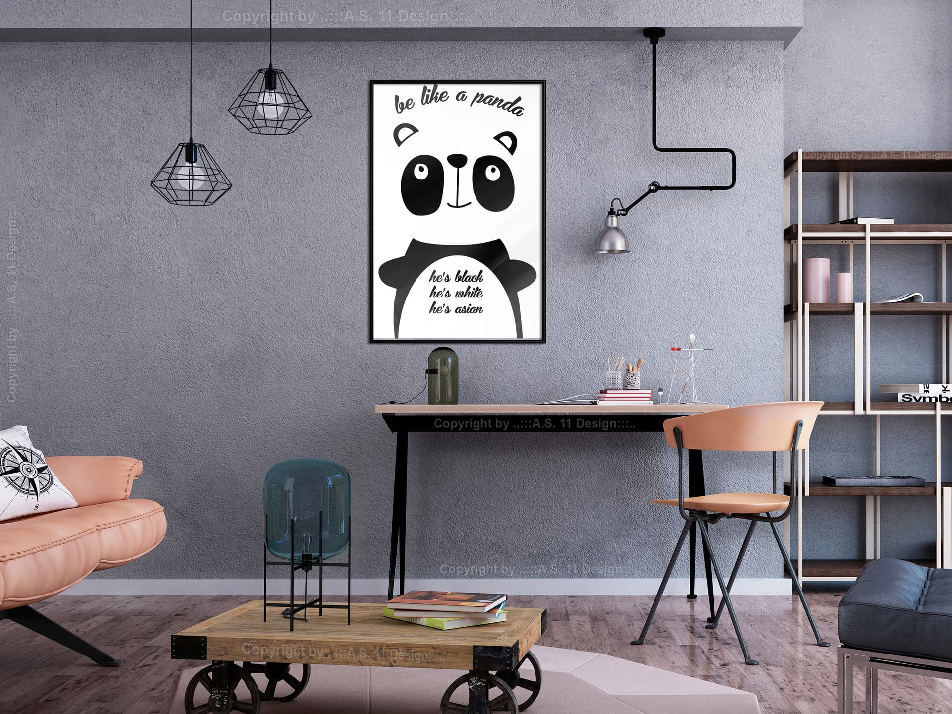 

Plakat - Tolerancyjna panda (rozmiar 20x30, wykończenie Rama czarna)