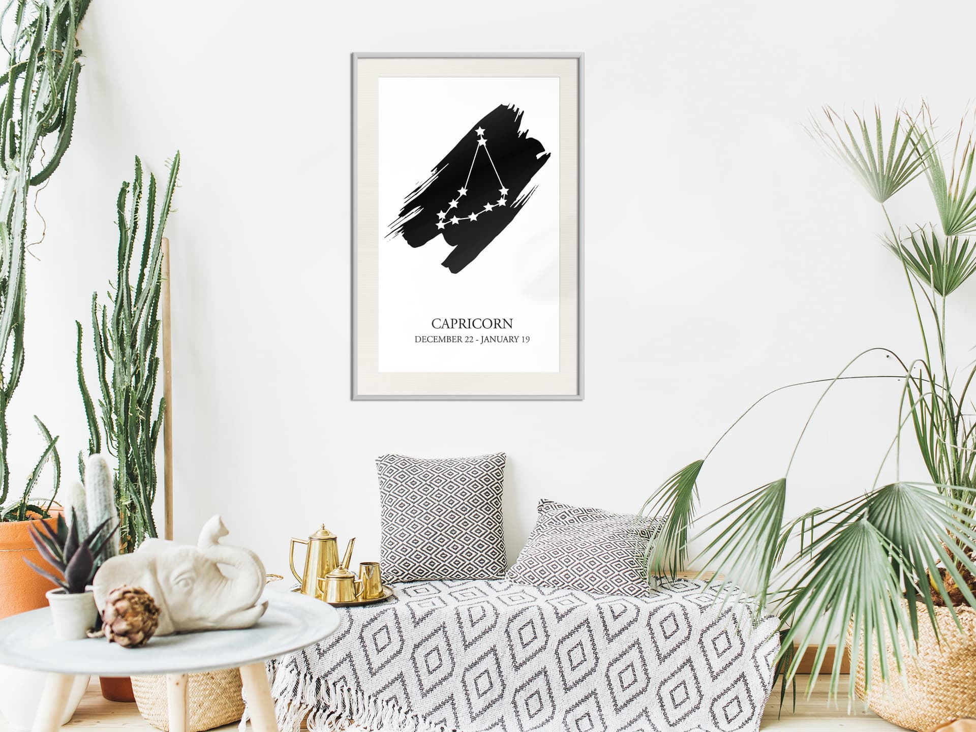 

Plakat - Zodiak: Koziorożec I (rozmiar 30x45, wykończenie Rama biała z passe-partout)