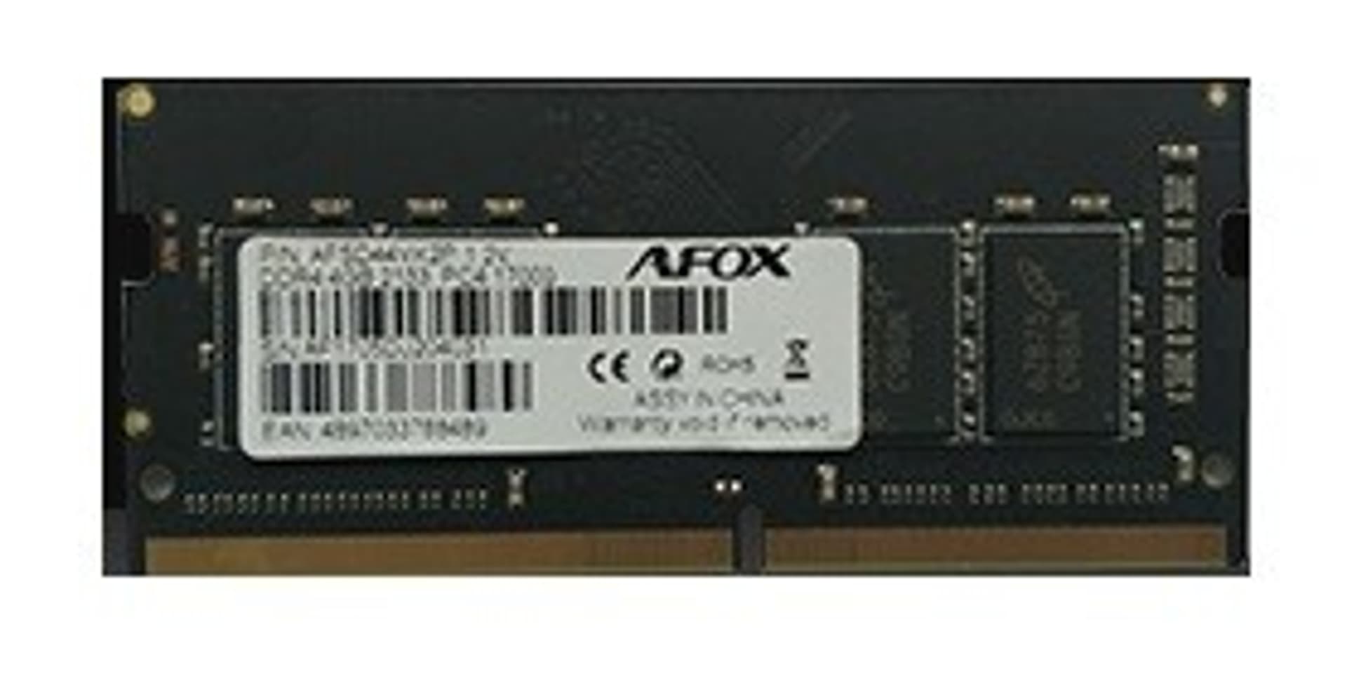 

AFOX SO-DIMM DDR4 16G 2666MHZ MICRON CHIP AFSD416FS1P