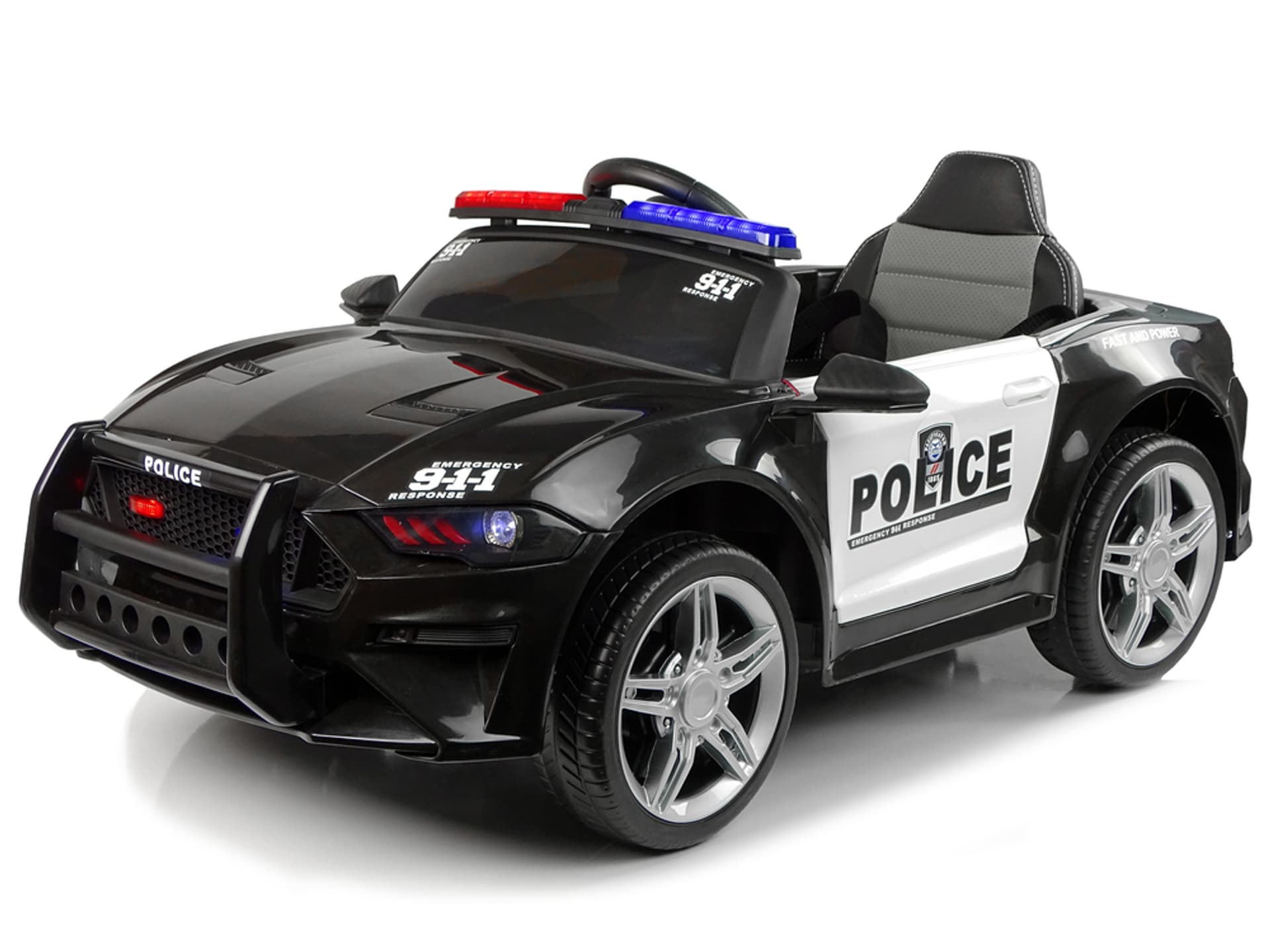 

Auto na Akumulator BBH0007 Policja Czarny