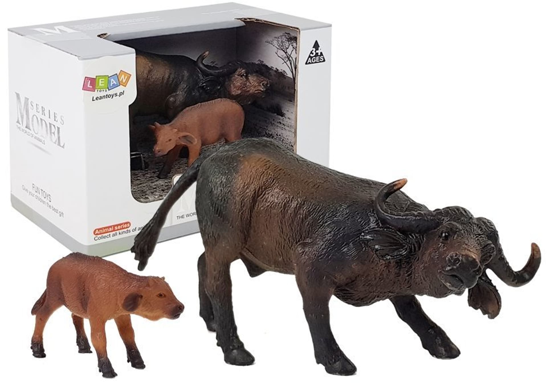 

Zestaw Figurek Zwierzęta Łoś Bawół