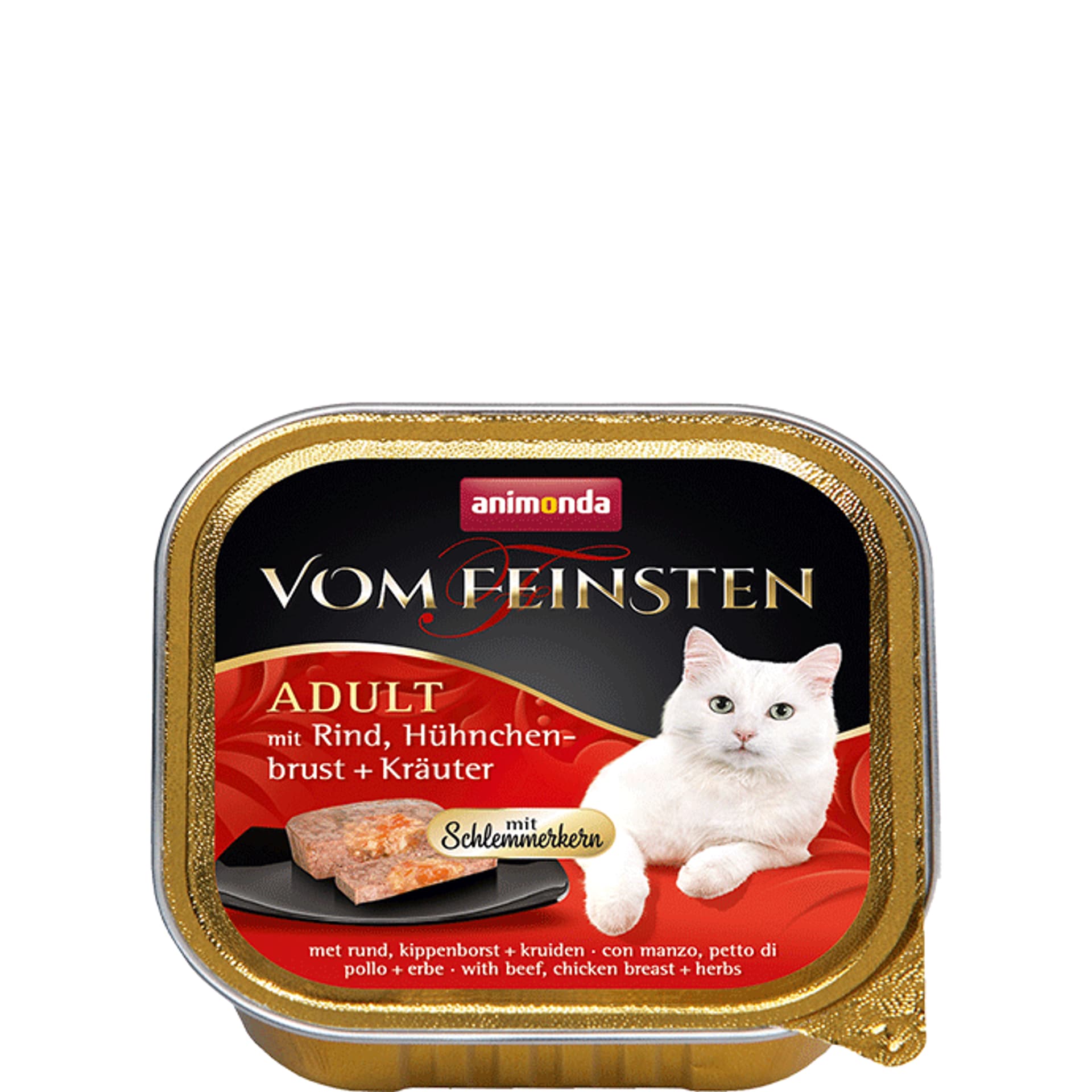 

ANIMONDA Vom Feinsten Classic Cat smak: wołowina, pierś z kurczaka + zioła 100g