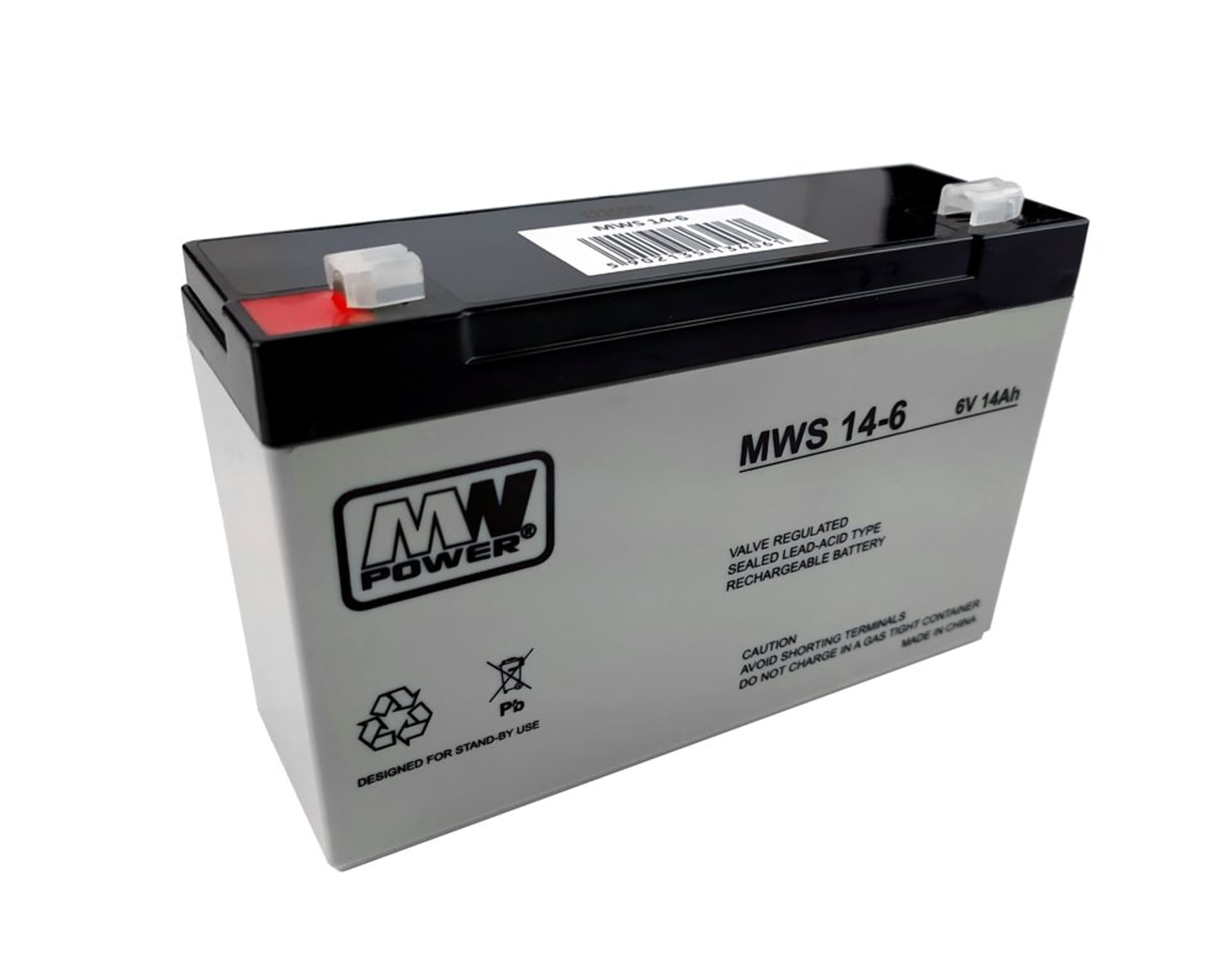 

Akumulator MPL VRLA MWS 14-6 (6V/14Ah, 1.75KG T1/F1)