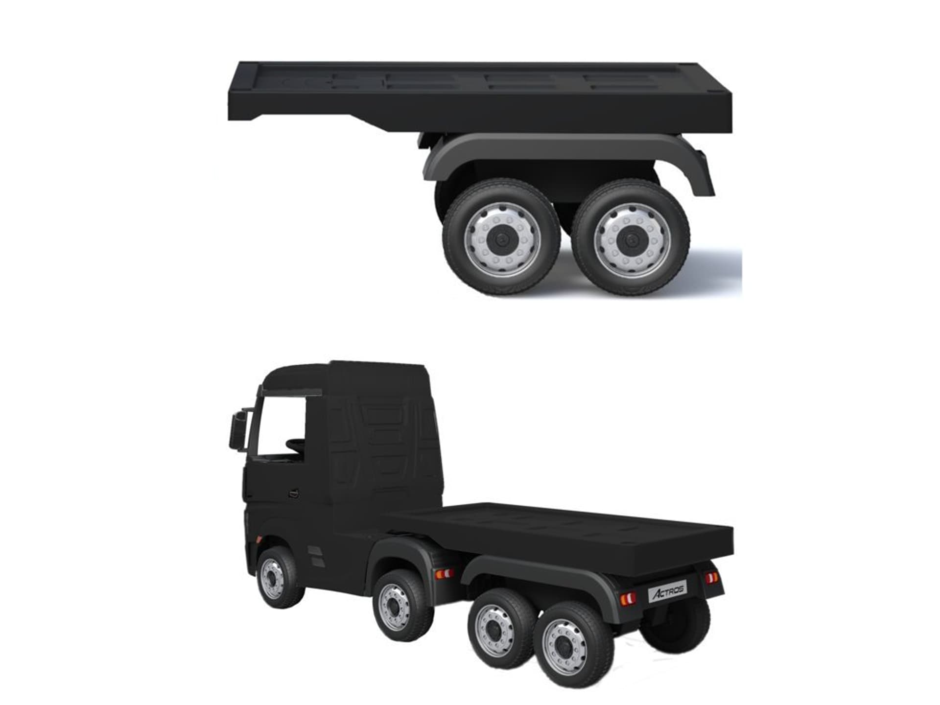 

Naczepa do pojazdu HL358 Mercedes Actros czarna