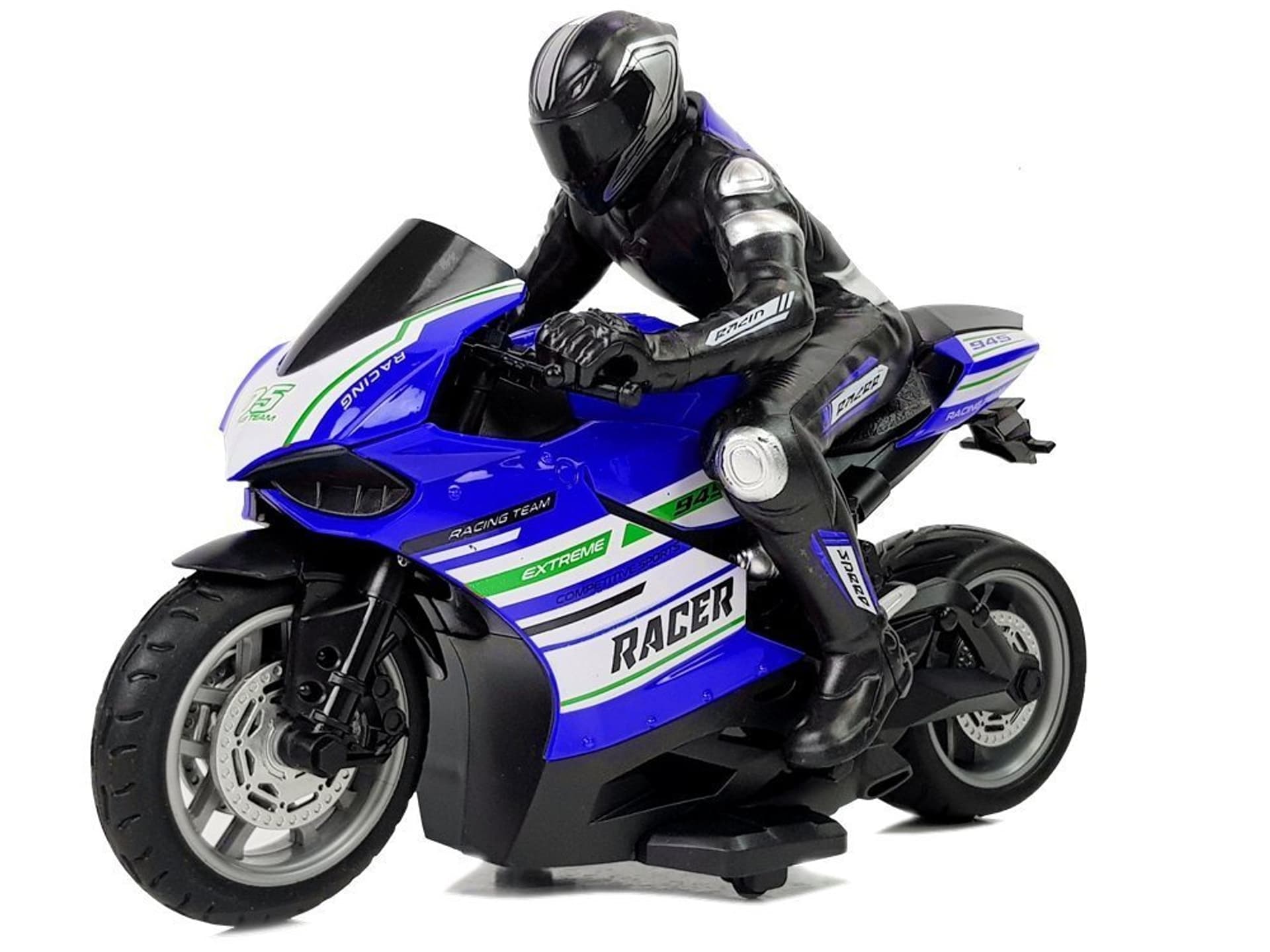 

Motor Sportowy Ścigacz Zdalnie Sterowany 2.4G Zasięg 35 m Niebieski