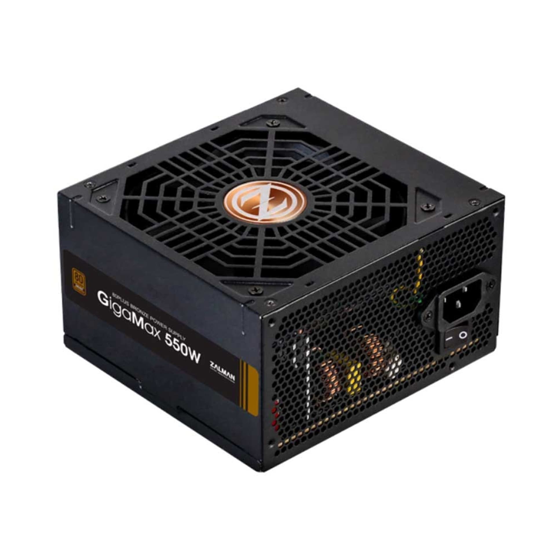 

Zasilacz GigaMax 550W 80+ BRONZE EU ZM550-GVII
