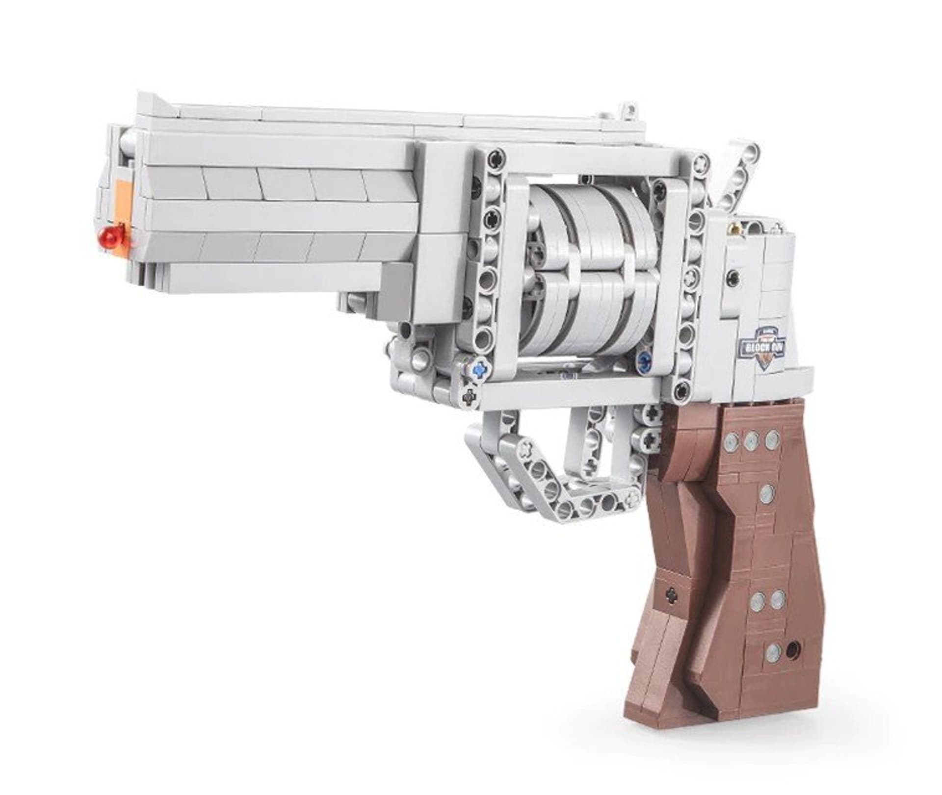 

Rewolwer Pistolet z Klocków 475 Elementów CADA 5 Pocisków