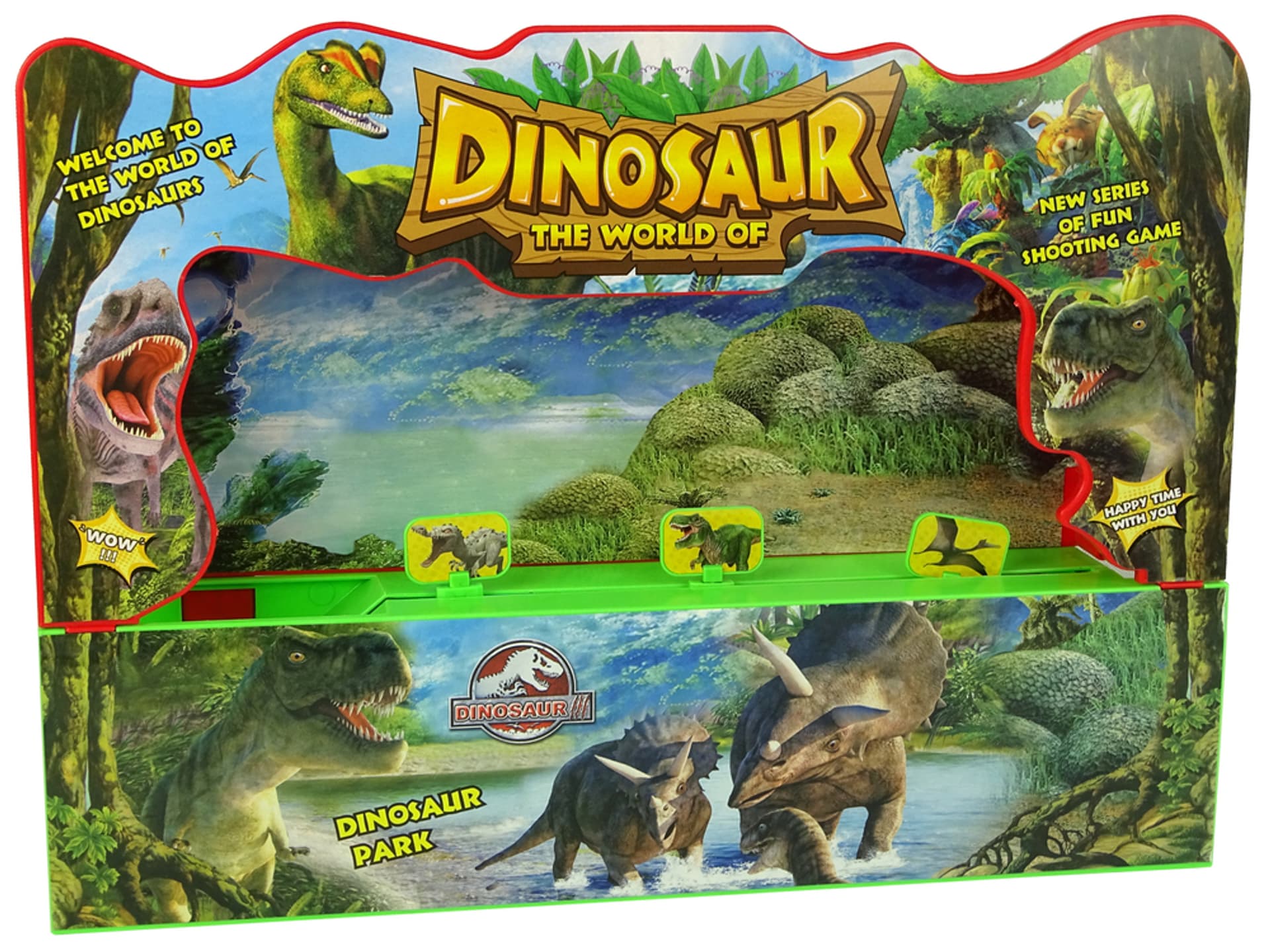 

Gra Zręcznościowa Dinozaury Magnes Ruchoma Tarcza Do Strzelania Muzyka