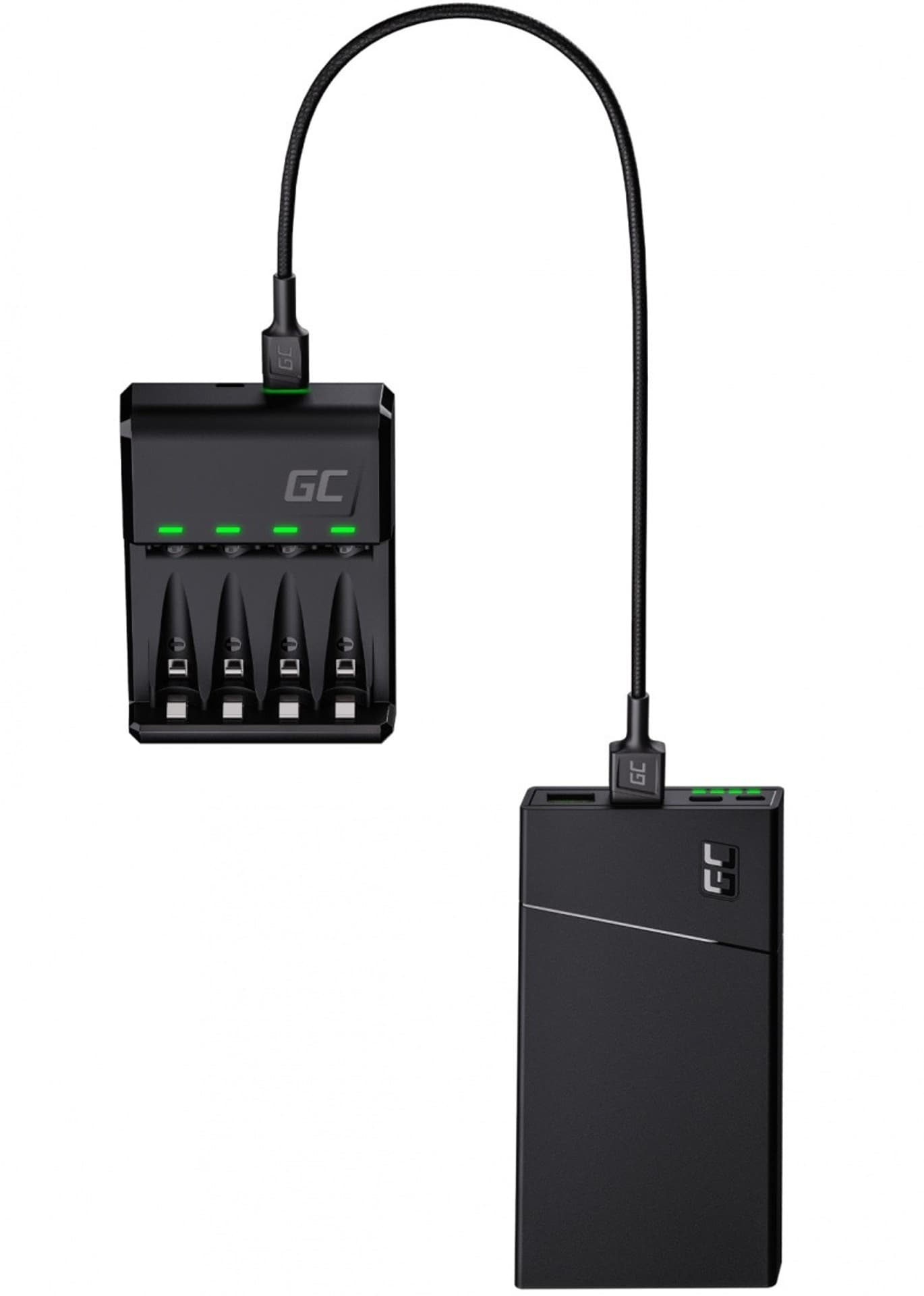 

Ładowarka VitalCharger + 4x akumulatory AA 2000mAh