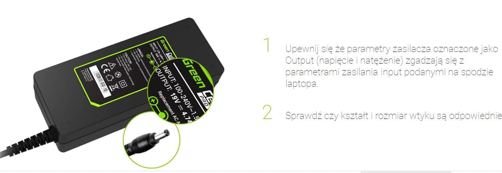 

Zasilacz PRO 19V 9.5A 180W do MSI GT60 GT70