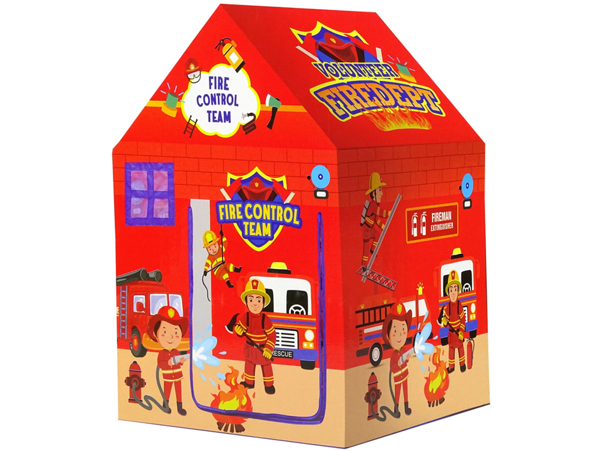 

Namiot Domek Straż Pożarna Dla Dzieci Czerwony 12cm x 82 cm