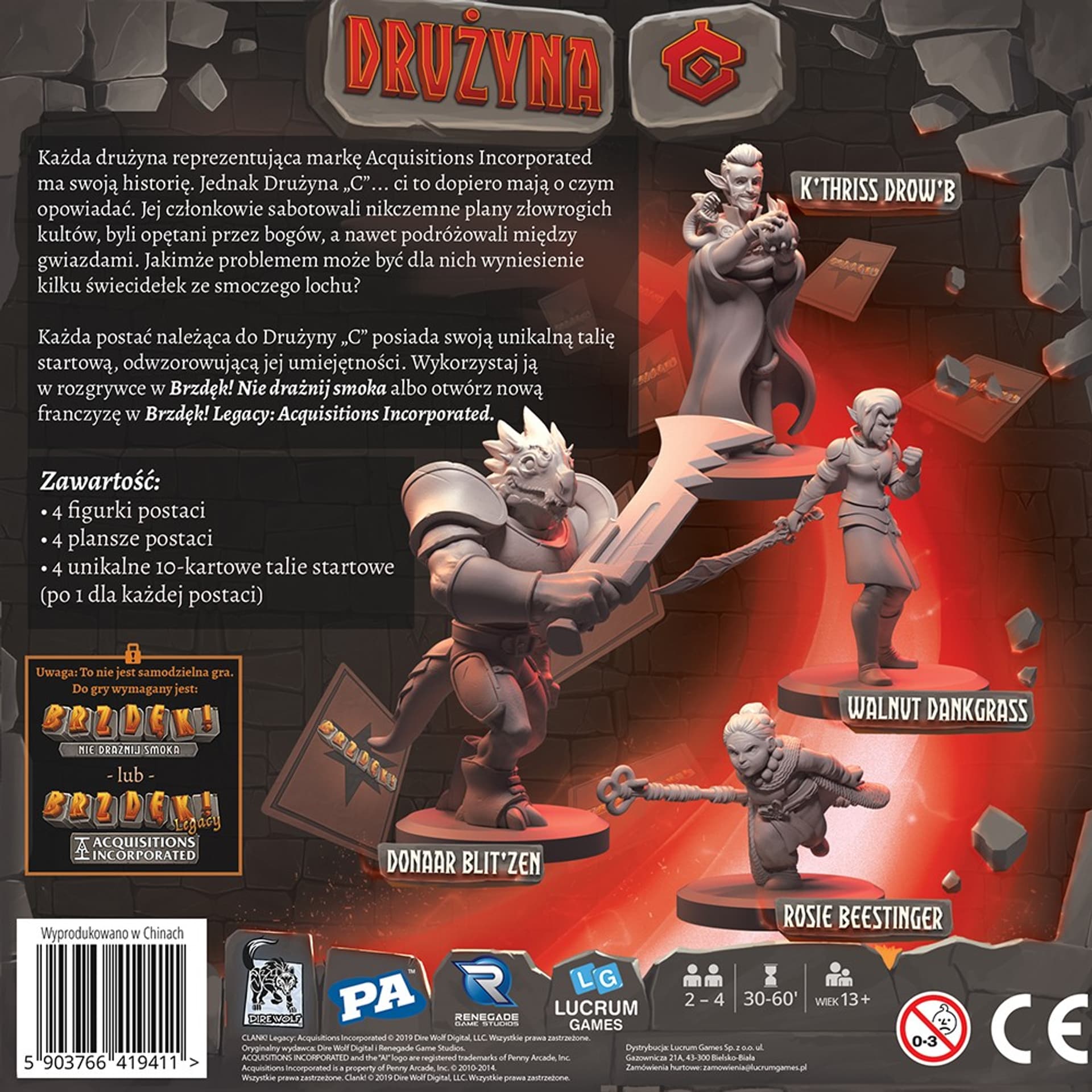 

Gra Brzdęk! Legacy Drużyna C