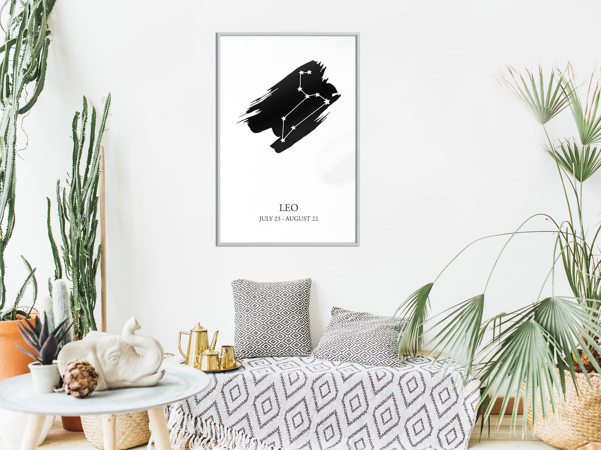 

Plakat - Zodiak: Lew I (rozmiar 20x30, wykończenie Rama biała)