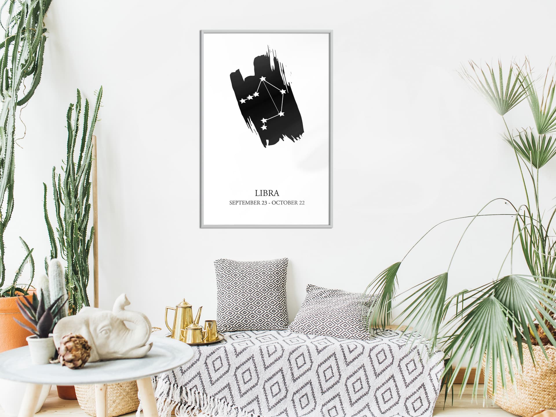 

Plakat - Zodiak: Waga I (rozmiar 30x45, wykończenie Rama biała)