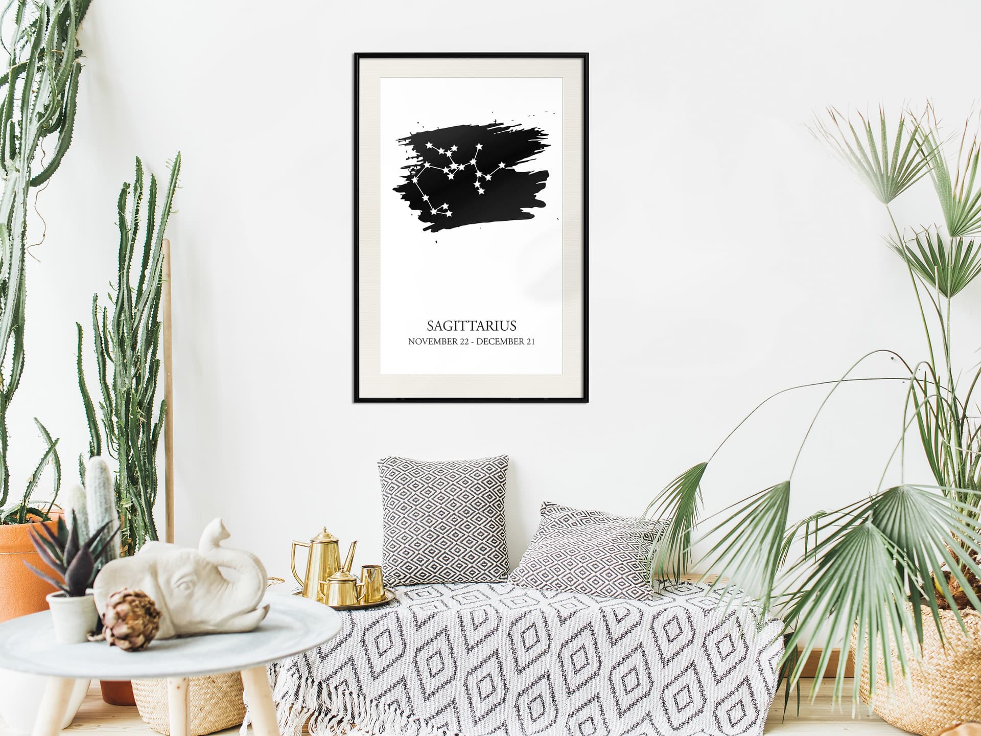 

Plakat - Zodiak: Strzelec I (rozmiar 20x30, wykończenie Rama czarna z passe-partout)
