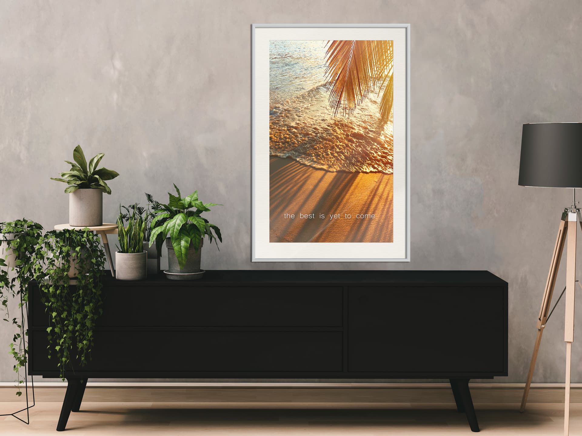 

Plakat - Plaża marzeń (rozmiar 40x60, wykończenie Rama biała z passe-partout)