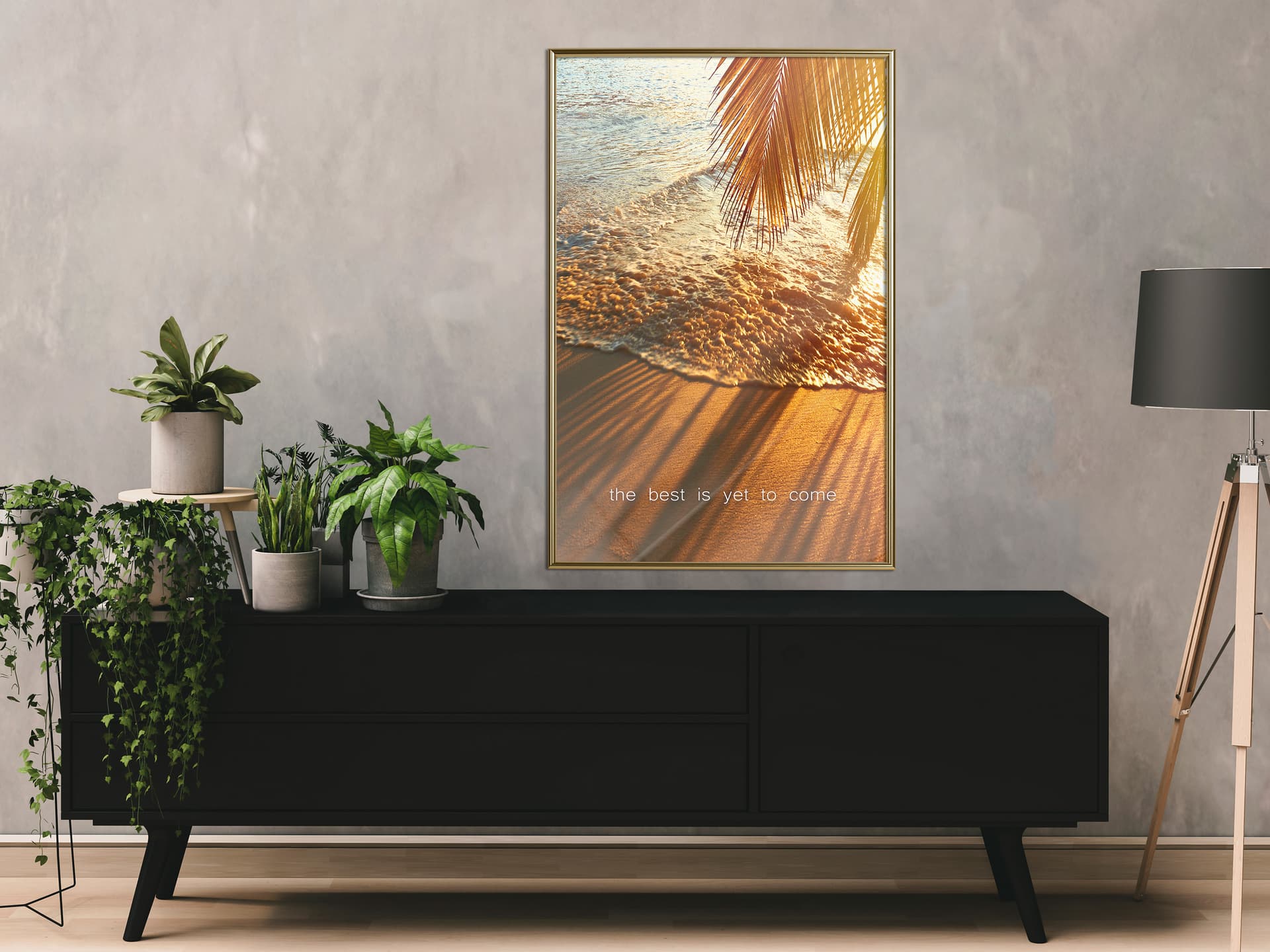 

Plakat - Plaża marzeń (rozmiar 40x60, wykończenie Rama złota)