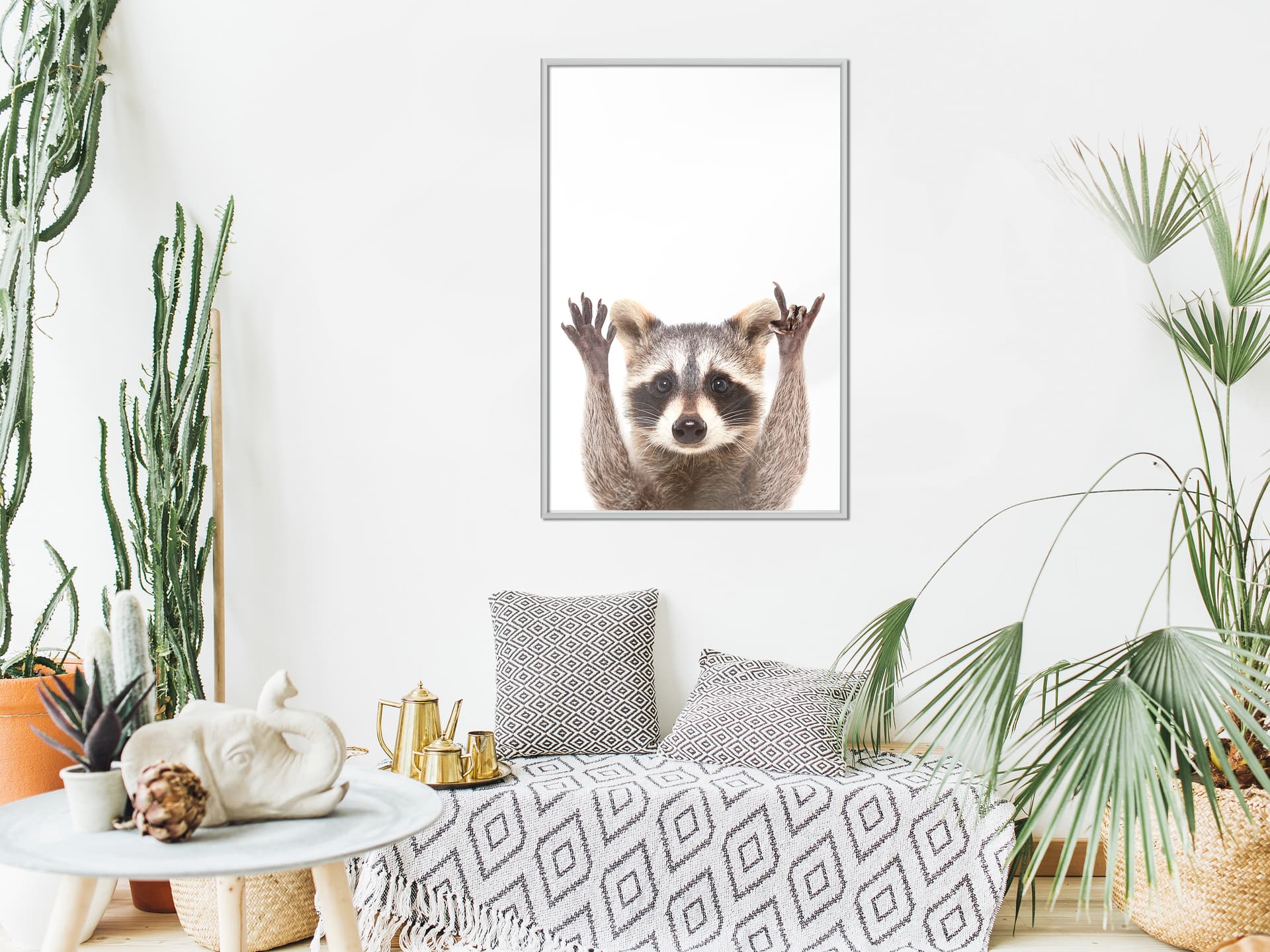 

Plakat - Śmieszny szop (rozmiar 20x30, wykończenie Rama biała)