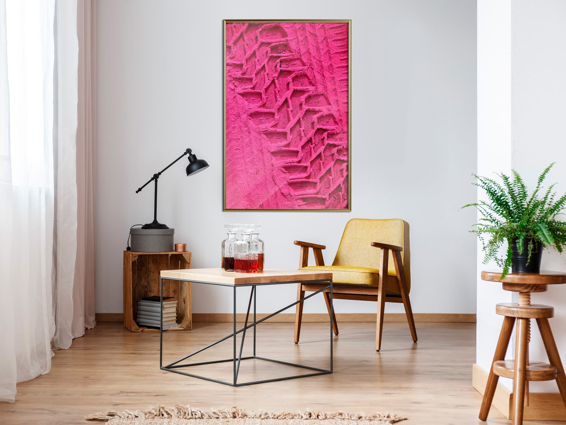 

Plakat - Amarantowy piasek (rozmiar 30x45, wykończenie Rama złota)