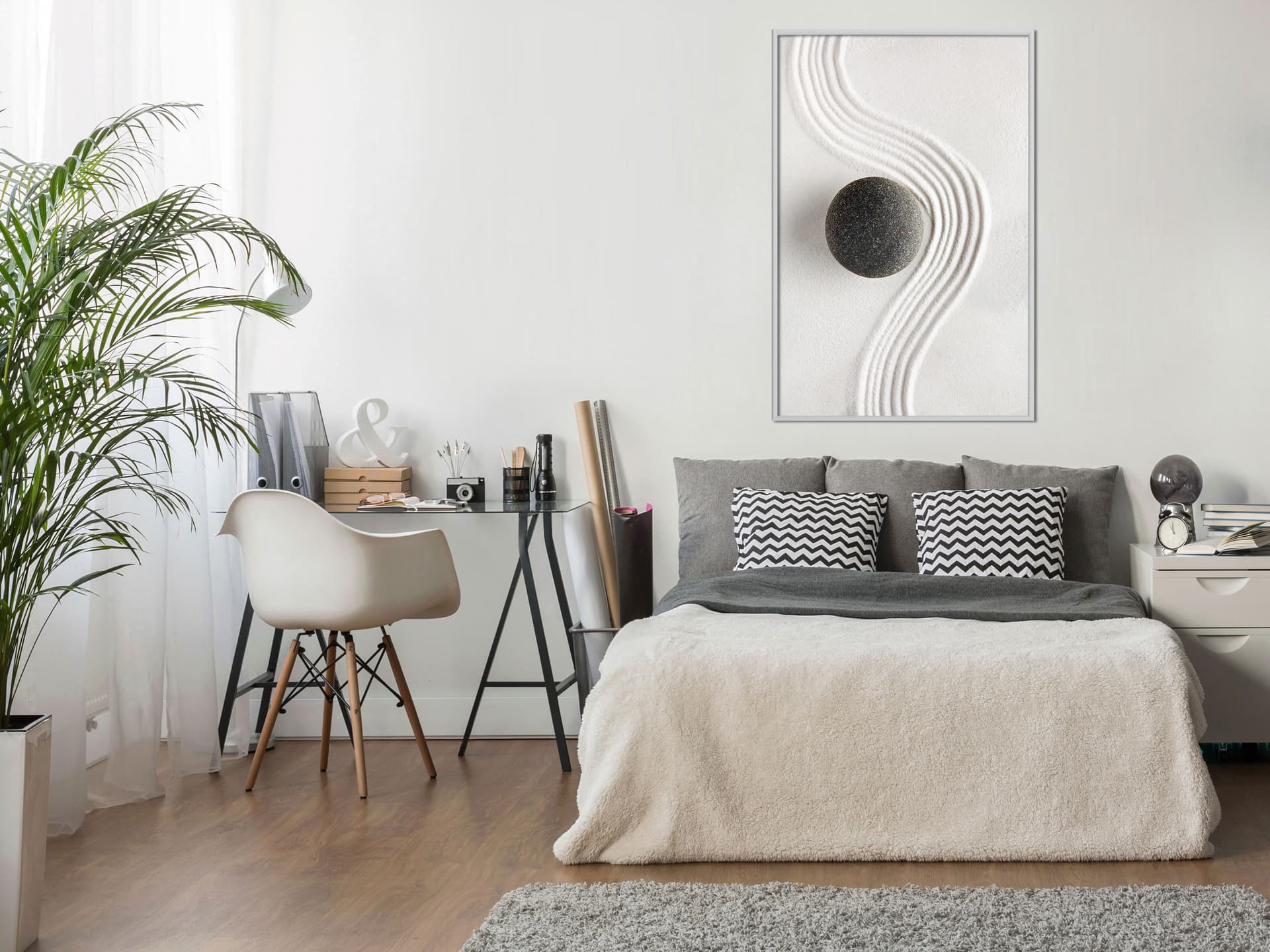 

Plakat - Ogród zen (rozmiar 20x30, wykończenie Rama biała)