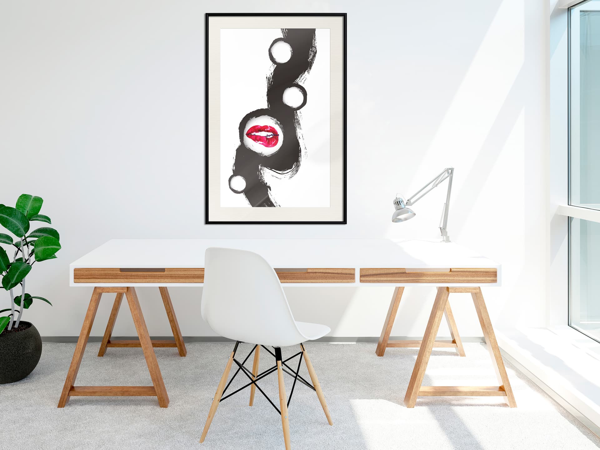 

Plakat - Namiętność (rozmiar 40x60, wykończenie Rama czarna z passe-partout)