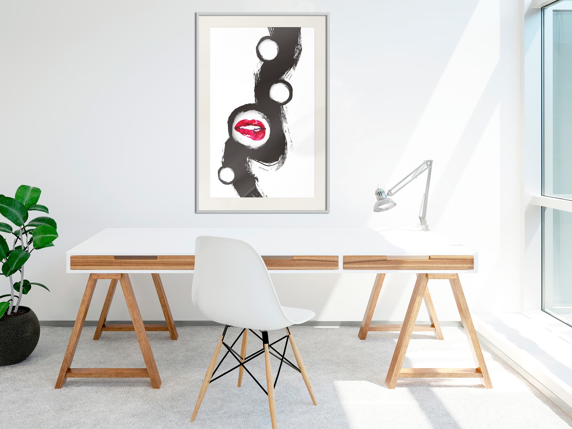 

Plakat - Namiętność (rozmiar 20x30, wykończenie Rama biała z passe-partout)