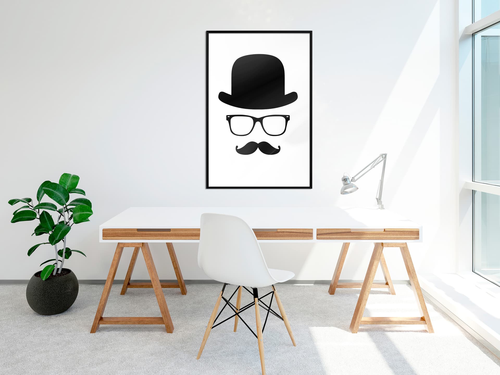 

Plakat - Atrybuty dżentelmena (rozmiar 20x30, wykończenie Rama czarna)