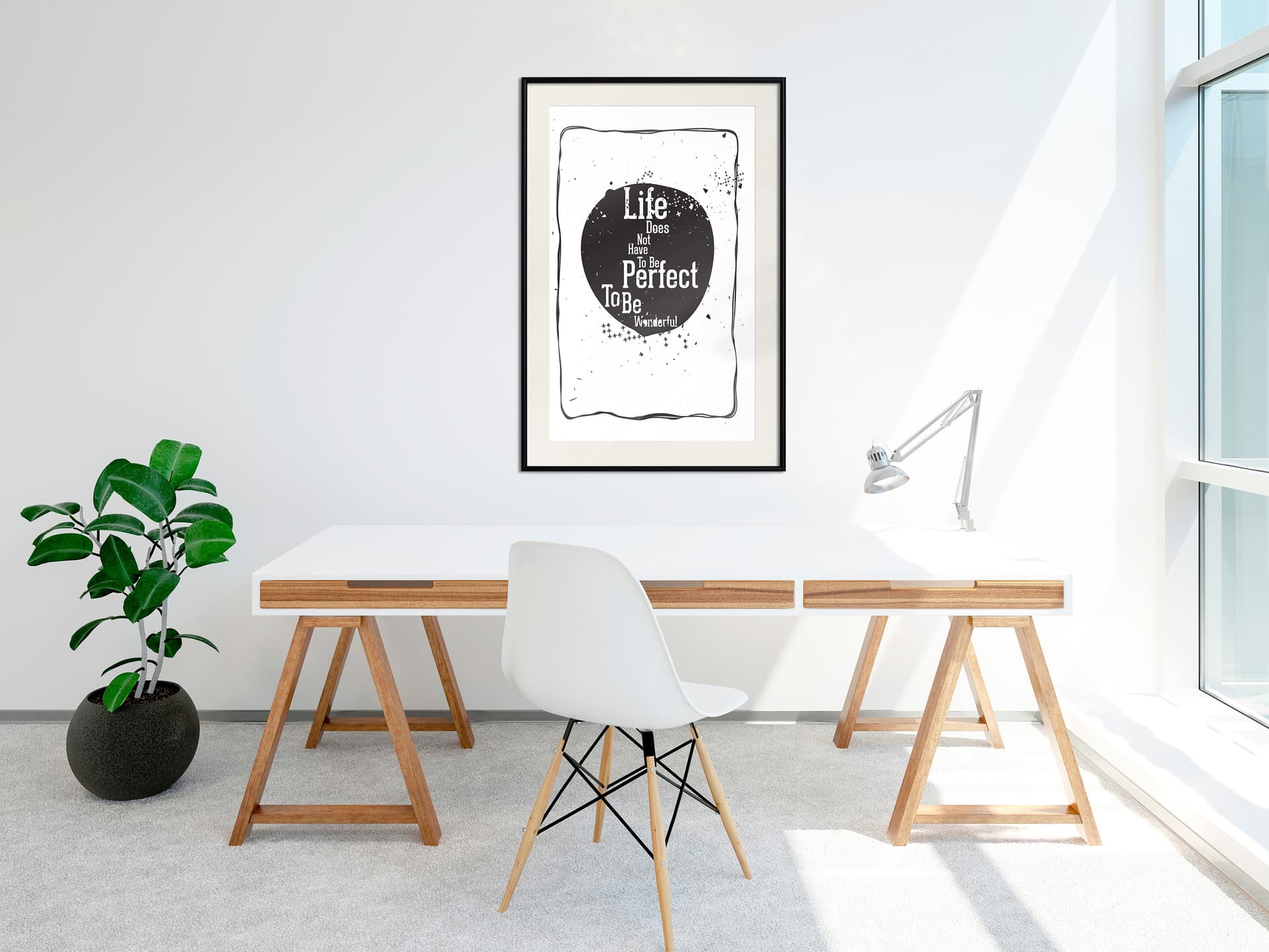 

Plakat - Życie (rozmiar 30x45, wykończenie Rama czarna z passe-partout)