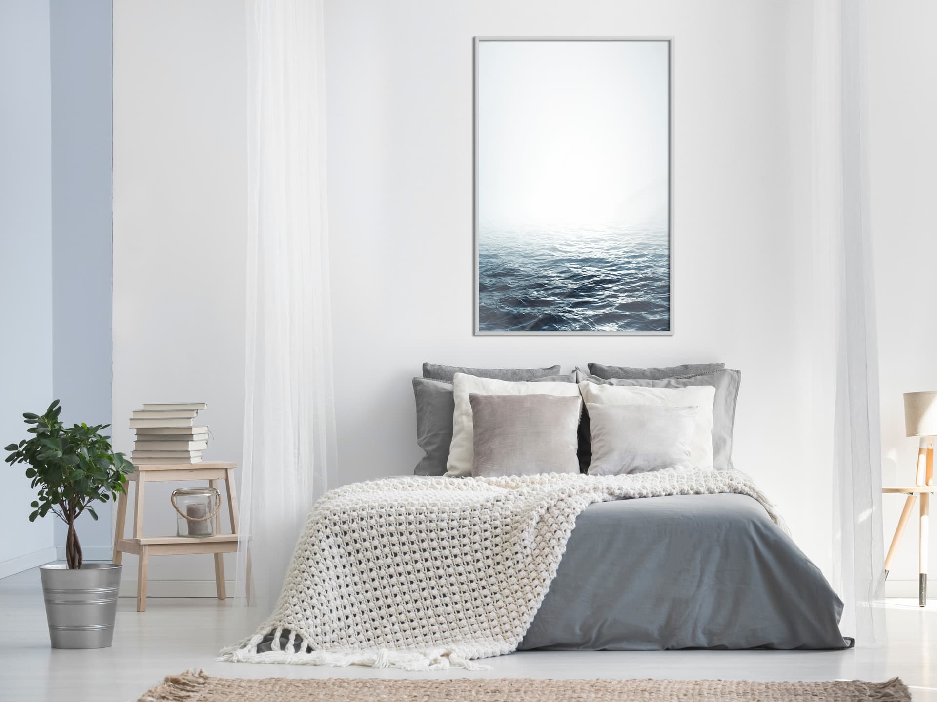 

Plakat - Bezkresne morze (rozmiar 20x30, wykończenie Rama biała)