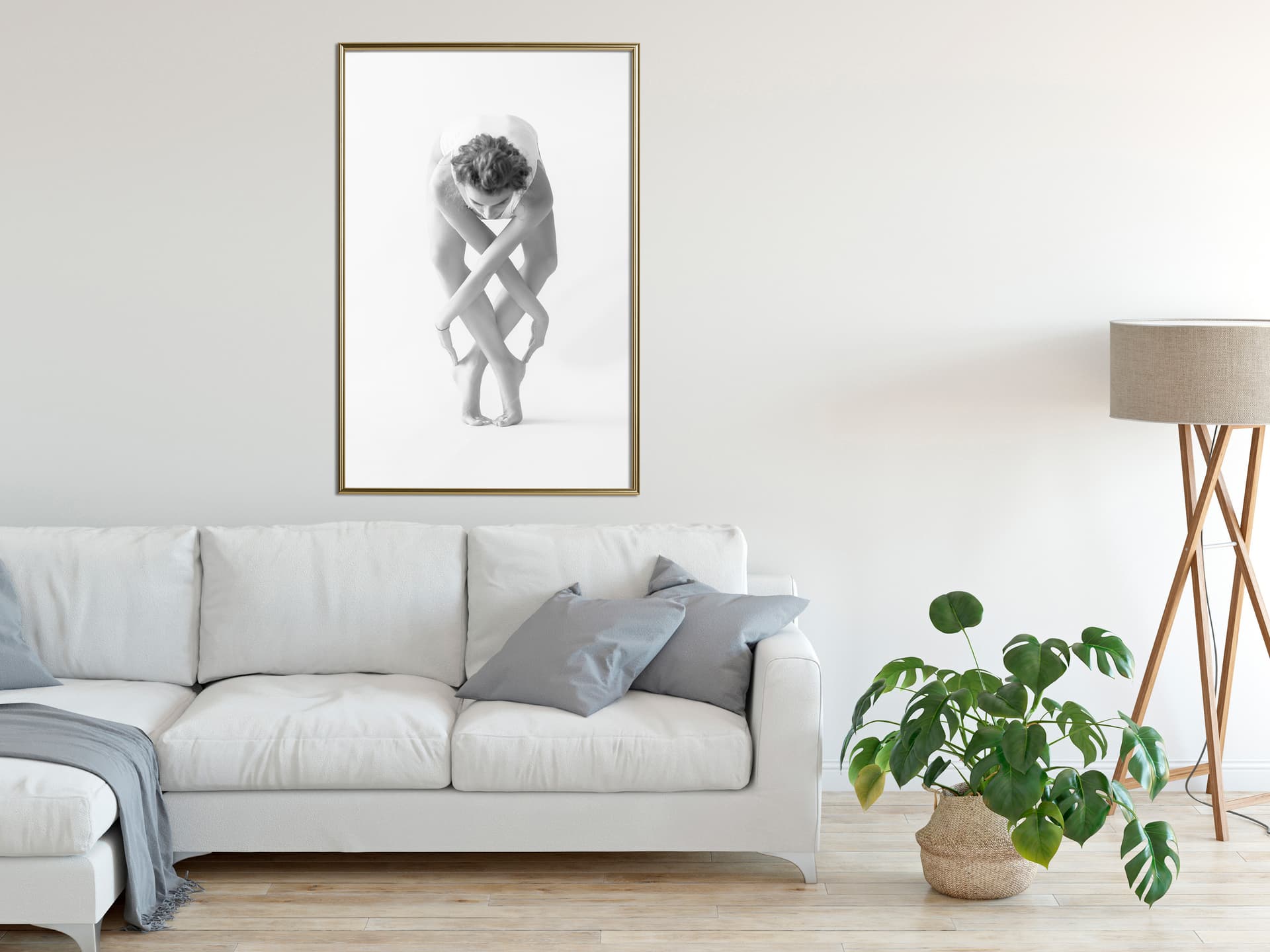 

Plakat - Splecione ciało (rozmiar 20x30, wykończenie Rama złota)