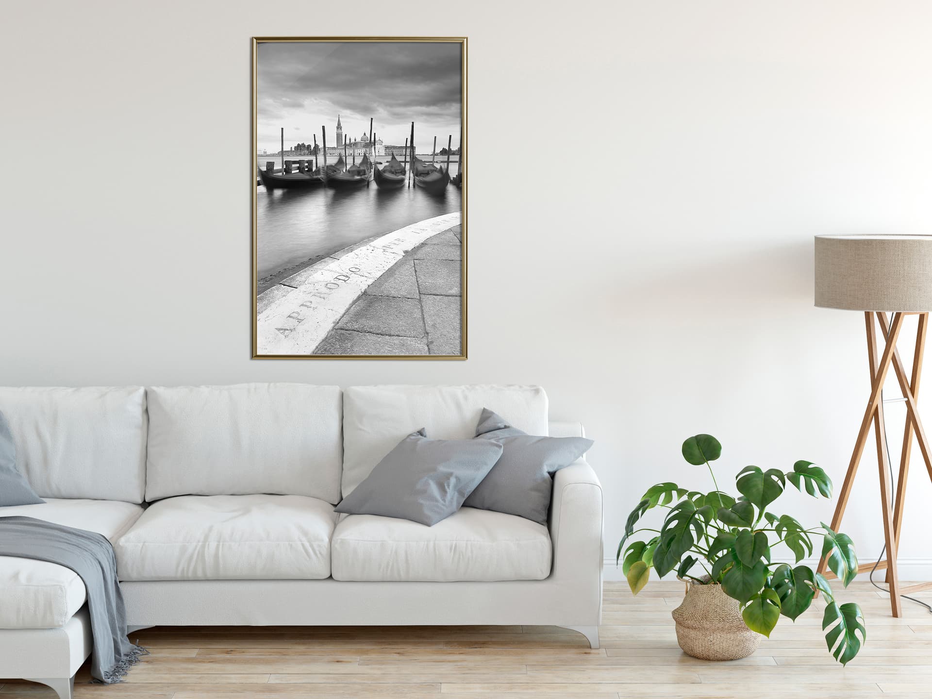 

Plakat - Gondole (rozmiar 20x30, wykończenie Rama złota)
