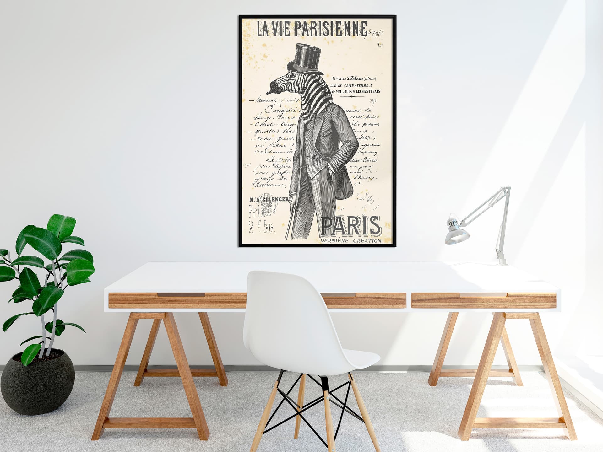 

Plakat - Paryskie Życie (rozmiar 30x45, wykończenie Rama czarna)
