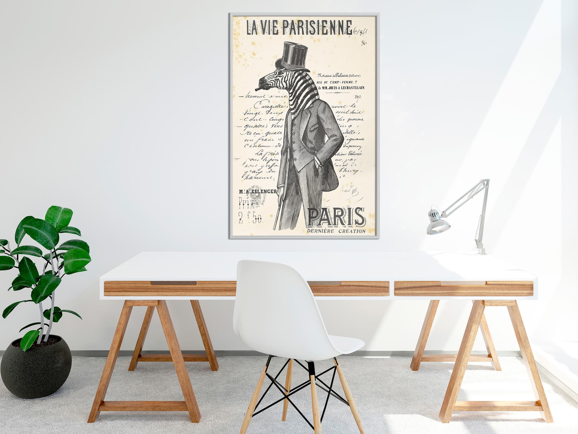

Plakat - Paryskie Życie (rozmiar 40x60, wykończenie Rama biała)