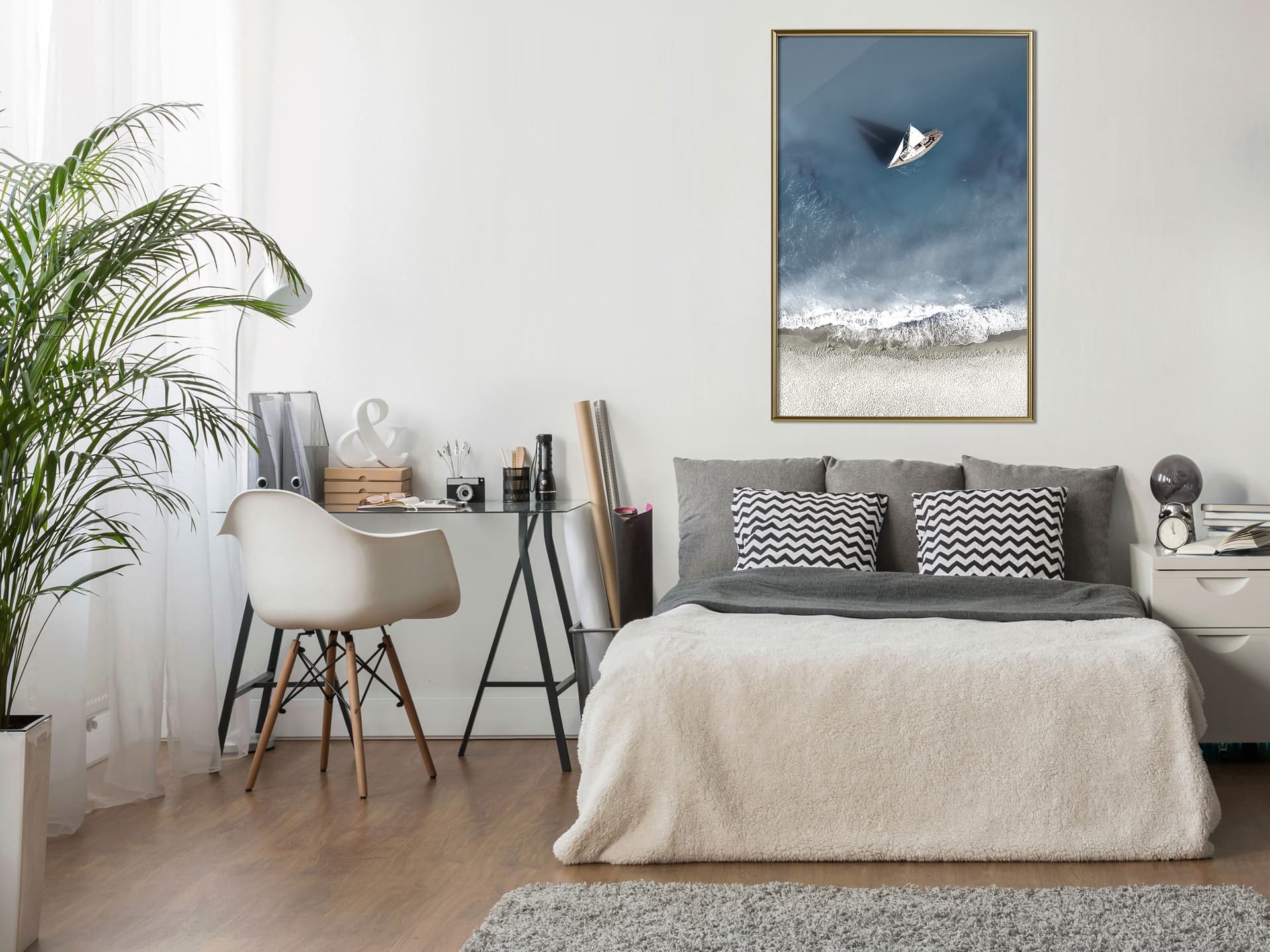 

Plakat - Do brzegu (rozmiar 30x45, wykończenie Rama złota)