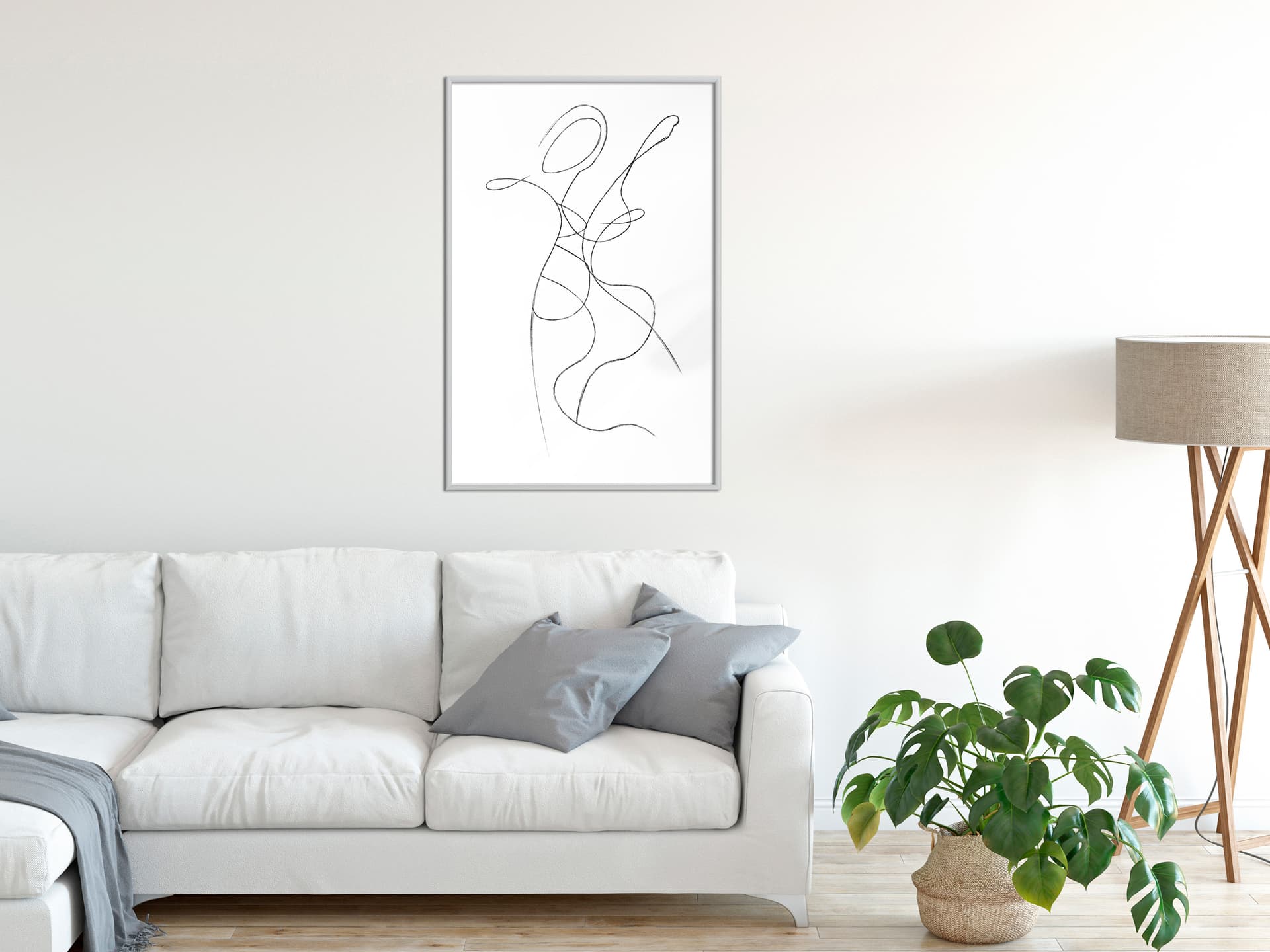 

Plakat - Dwie dusze II (rozmiar 40x60, wykończenie Rama biała)