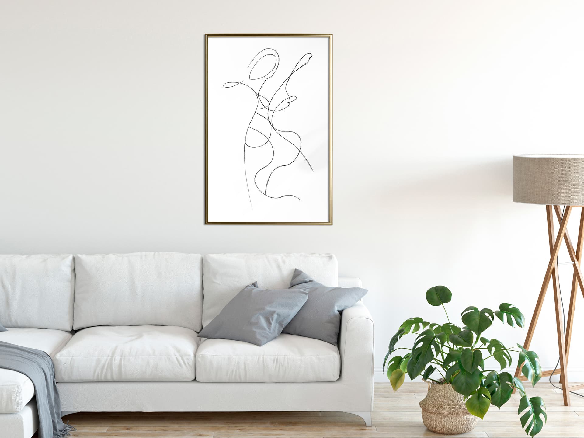 

Plakat - Dwie dusze II (rozmiar 20x30, wykończenie Rama złota)