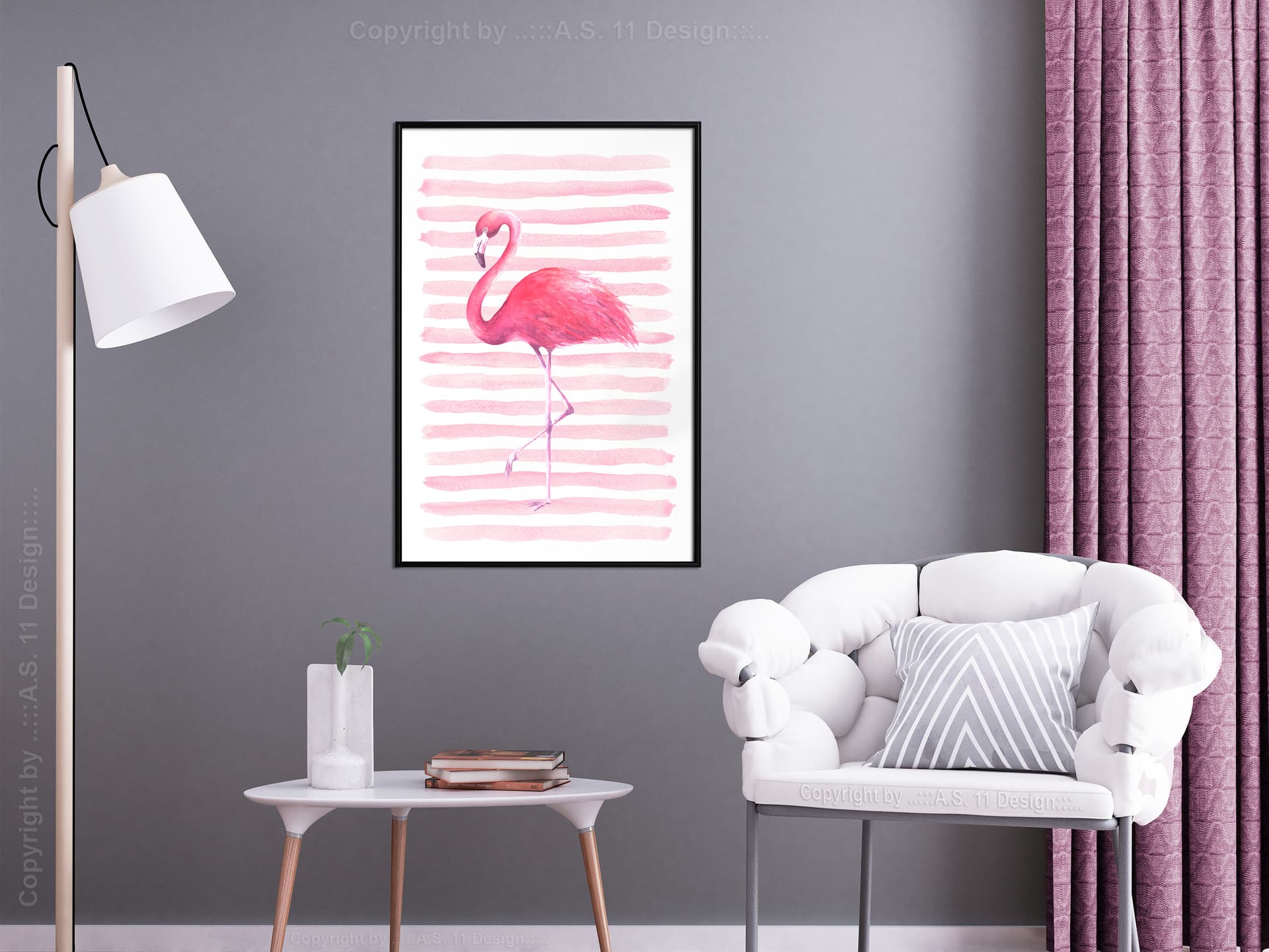 

Plakat - Różowy zawrót głowy (rozmiar 20x30, wykończenie Rama czarna)